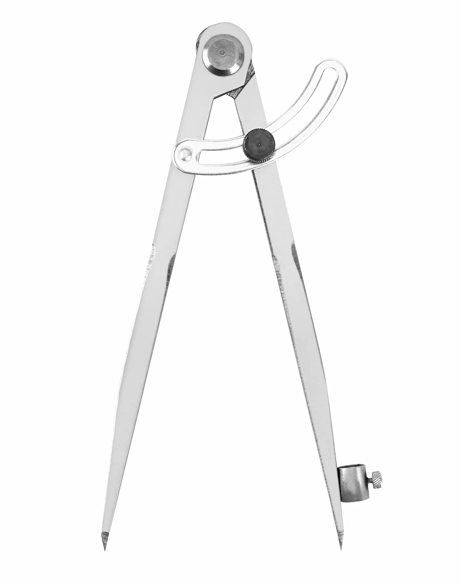 QWORK Compas pointu 200 mm menuisier grand diamètre porte-crayon géométrie dessin