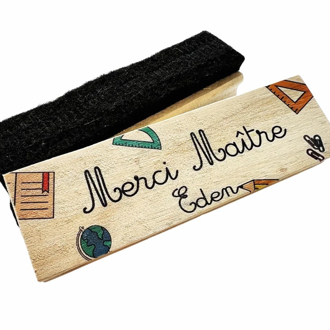 Tampon Brosse tableau à personnaliser avec texte