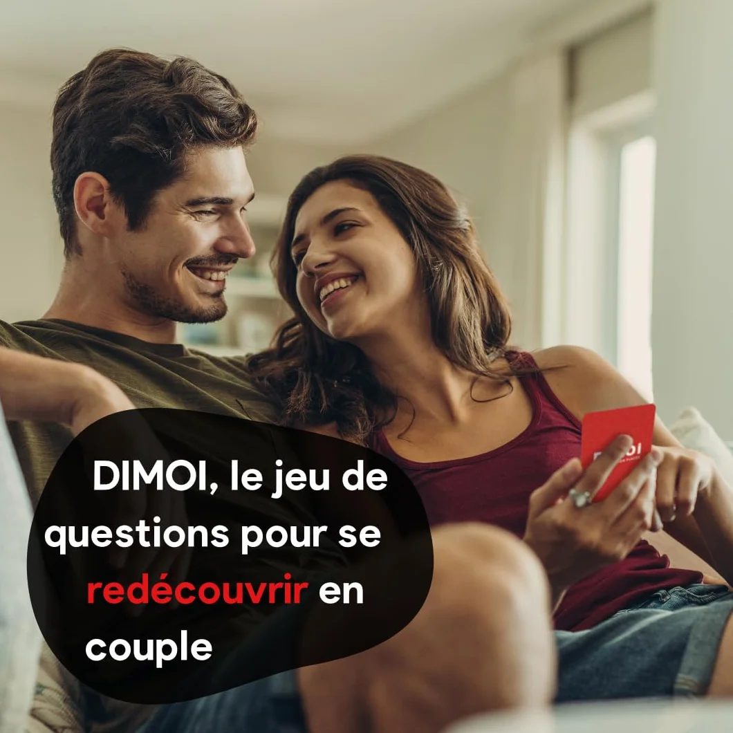 Dimoi Jeu de Couple 240 Cartes pour Conversations Amoureuses - Cadeau Femme Homme