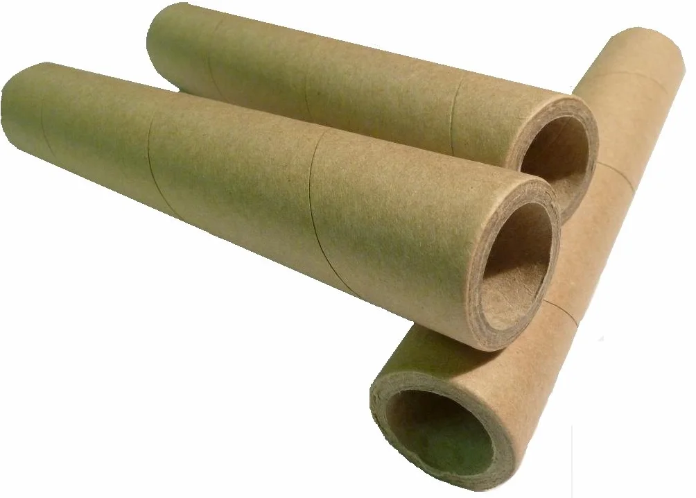 Tubes en carton recyclé Marron 25,6 x 5,25 x 200 mm Lot de 10