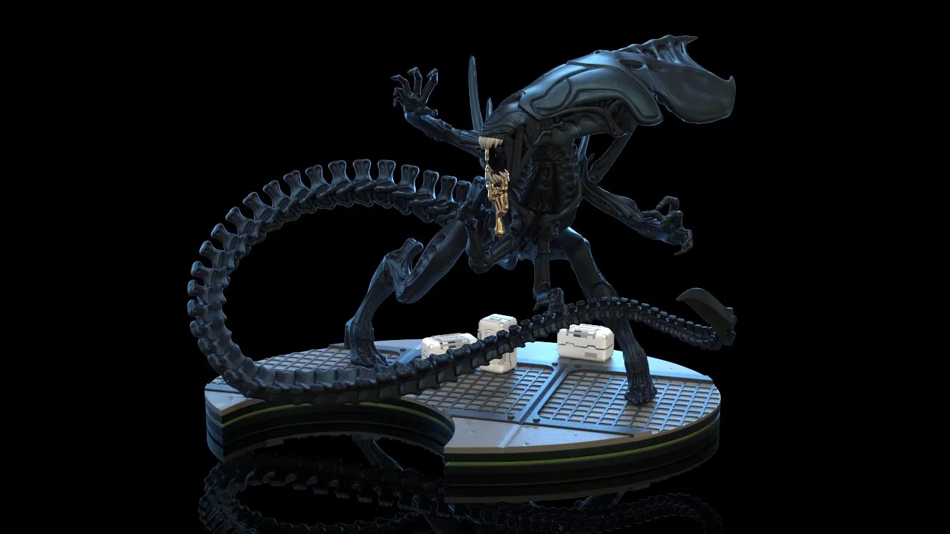 QUANTUM MECHANIX Quantum Mechanix Alien Queen Q-Fig Max Elite 6 inches
