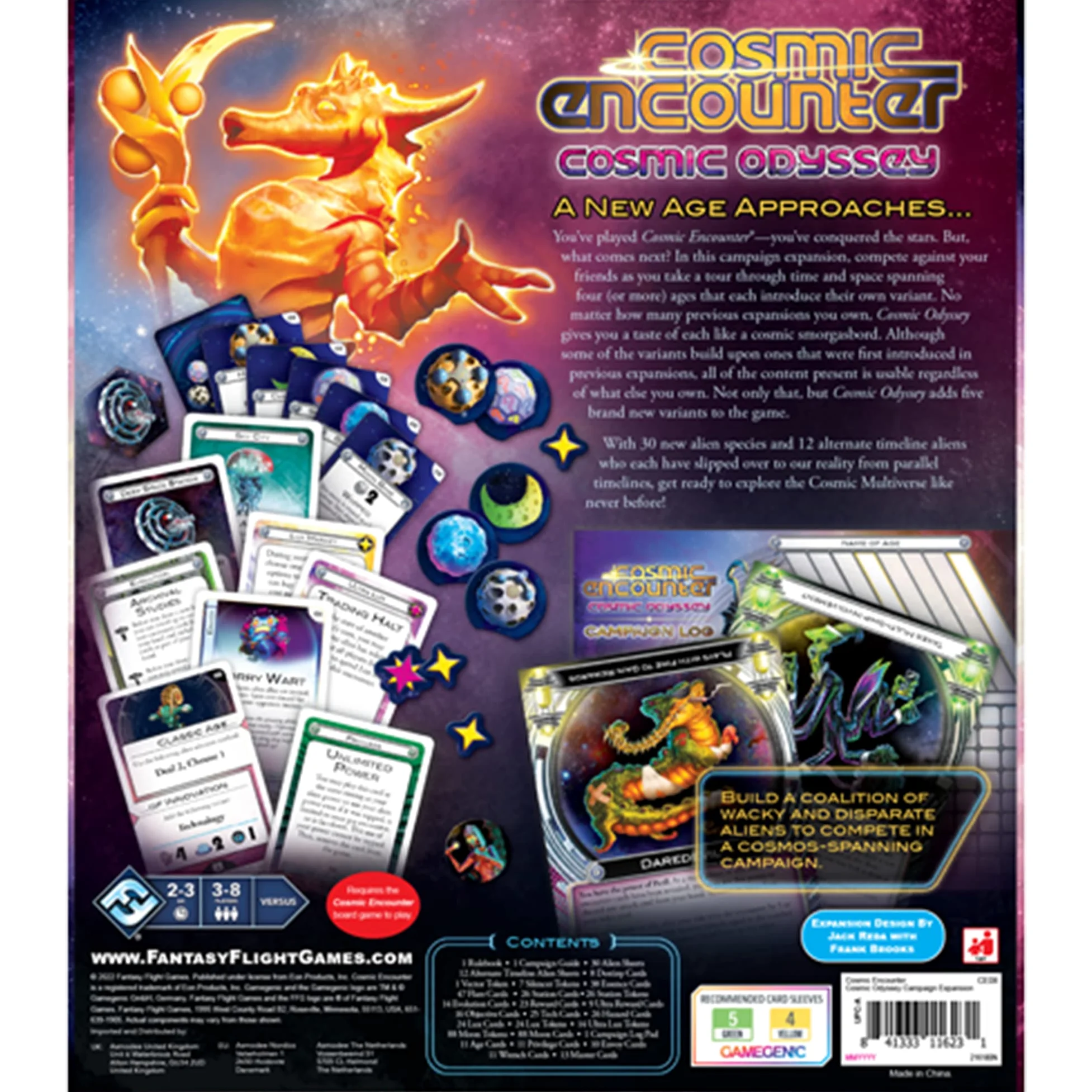 Fantasy Flight Games FFGCE08 Cosmic Odyssey Campaign Expansion. L