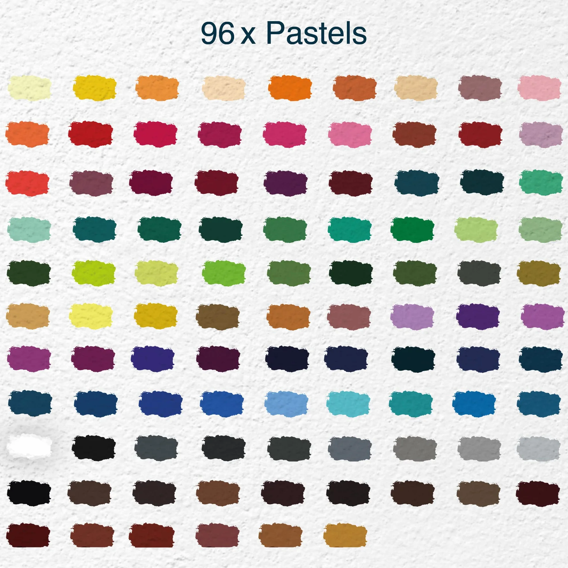 Artina Set de craies Pastilo 96 couleurs coffret certifié FSC