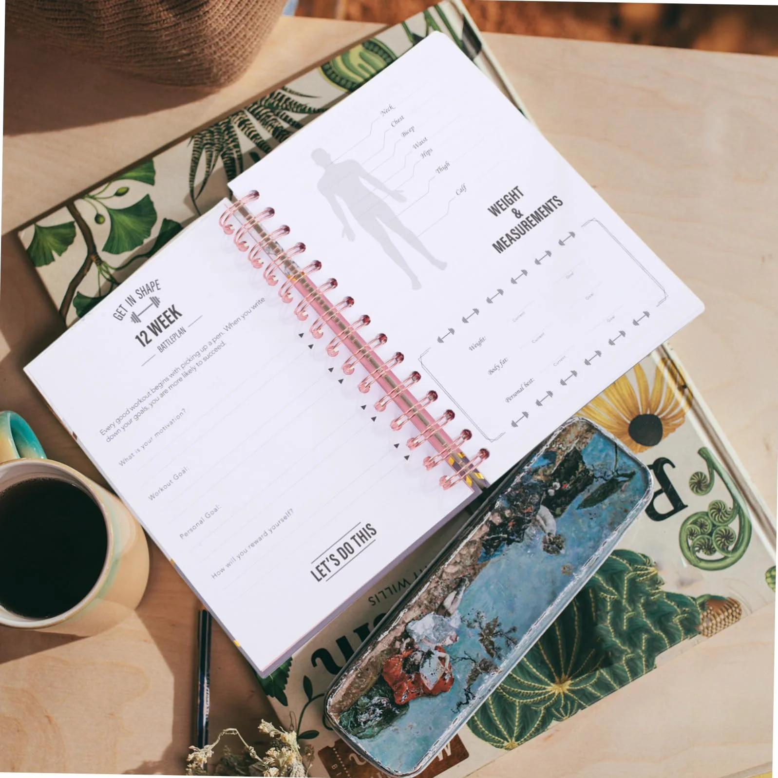 Cahier d'entraînement journal d'entraînement pour hommes femmes gym