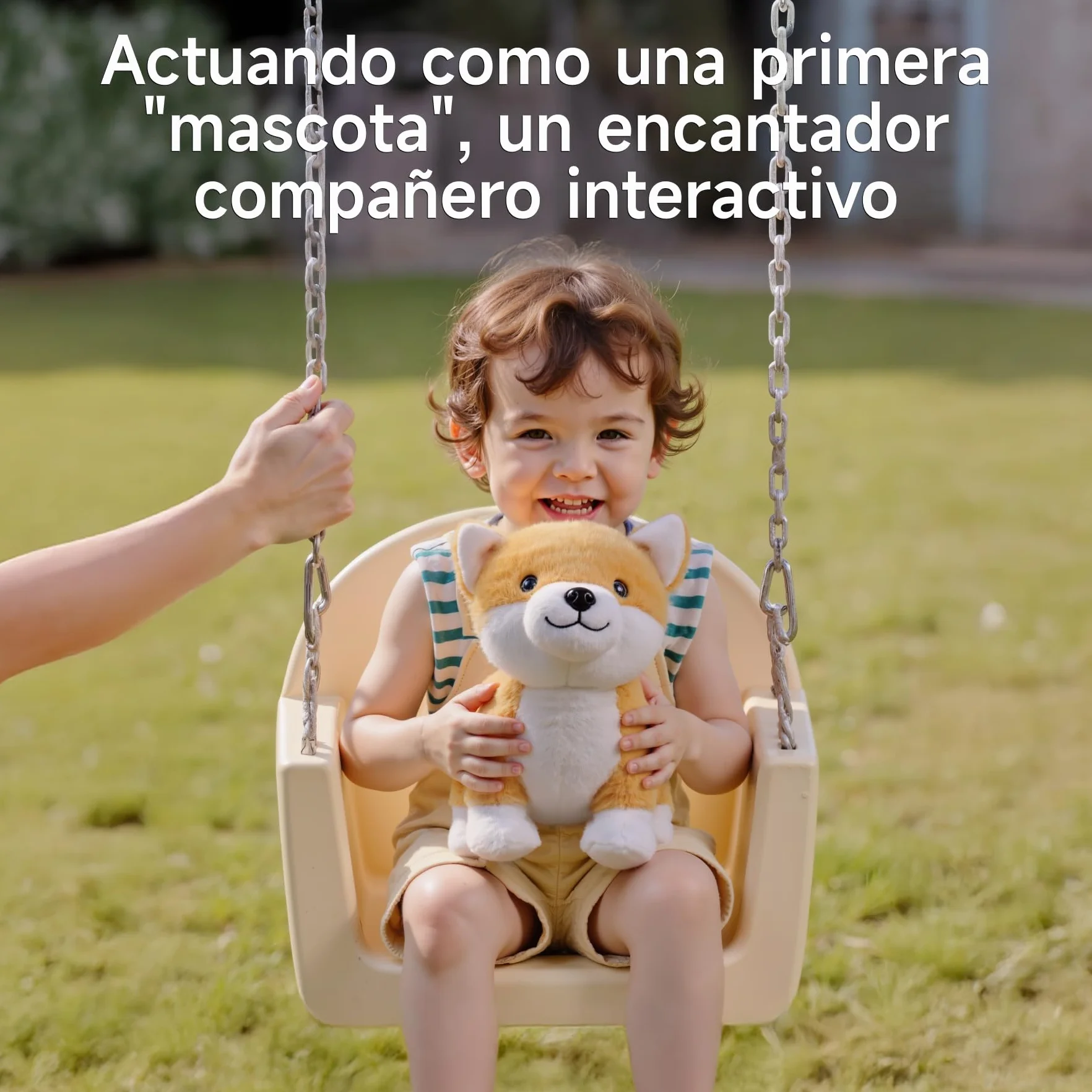 Chien en Peluche Interactif Qui Aboie et Chante, Jouet Électronique Réaliste pour Enfants