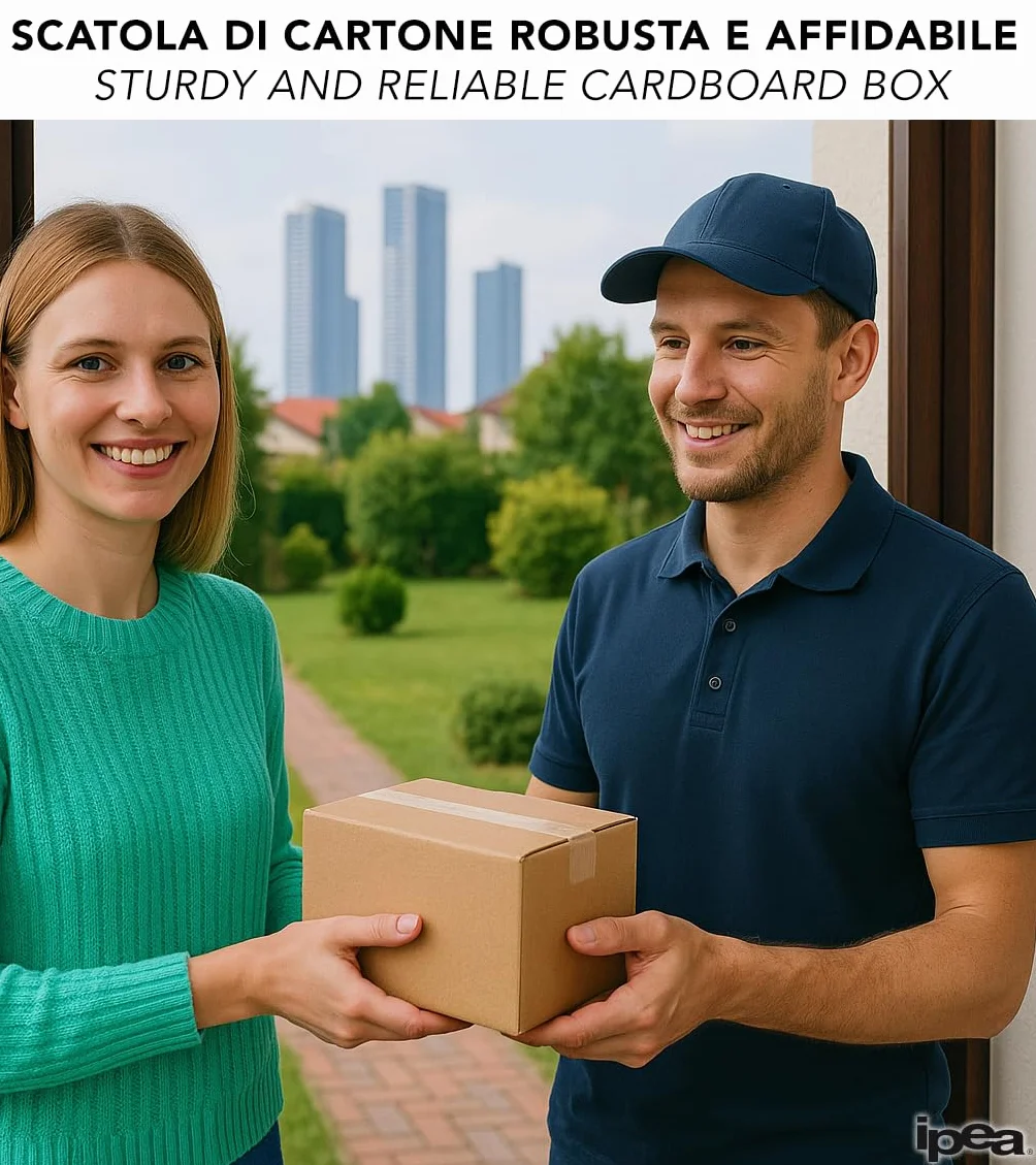 IPEA Boîtes en Carton 25 x 18 x 12 cm 10 Pièces pour Expéditions E-Commerce Emballage