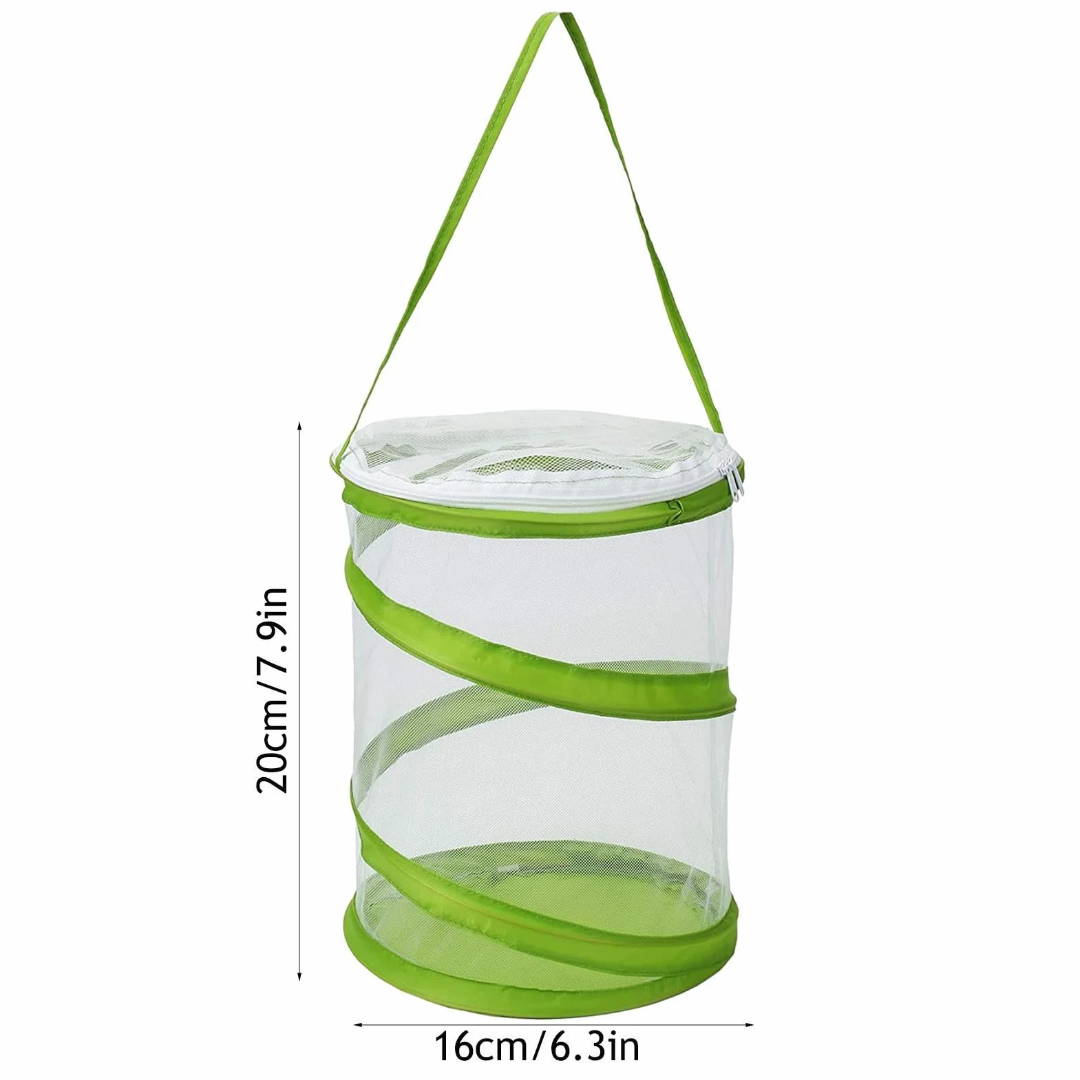 Cage à papillons Habitat - Cage en maille - Terrarium Pop Up - Cage pliable en filet pour insectes