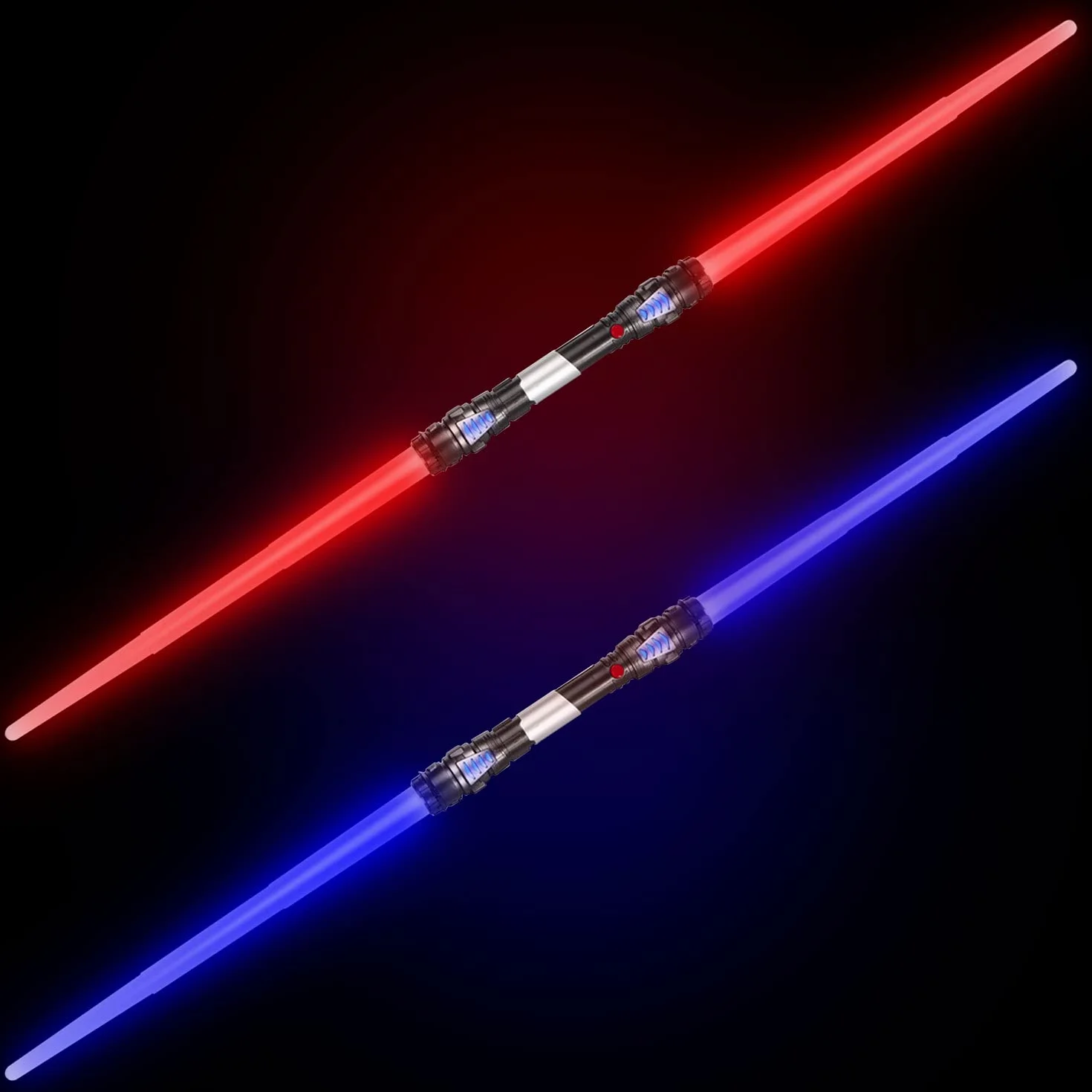 Sabre Laser Double Lame 138 cm Épée Laser avec Éclairage et Sonorisation