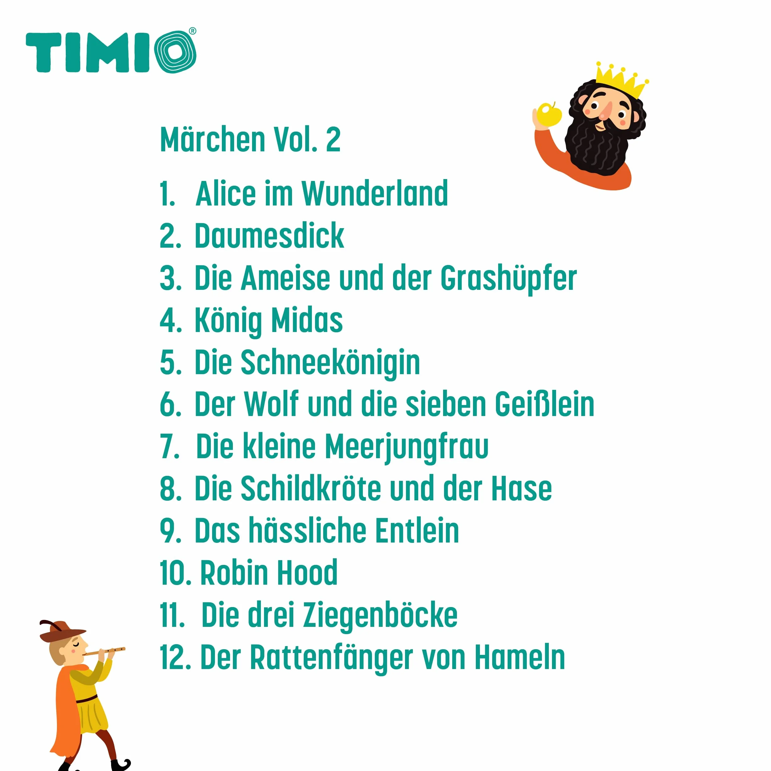 TIMIO Disques Audio Set #4 96 Comptines Vol.3 12 Contes Vol.2 Vol.3 Dinosaures Insectes 8 Langues 2-6 Ans