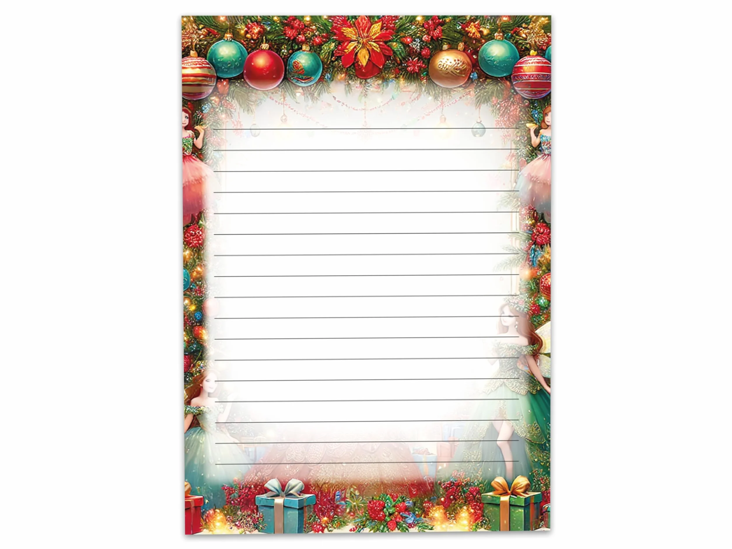 Blocs-notes colorés A5 25 feuilles lot de 2 - Cadeau Noël enfants école