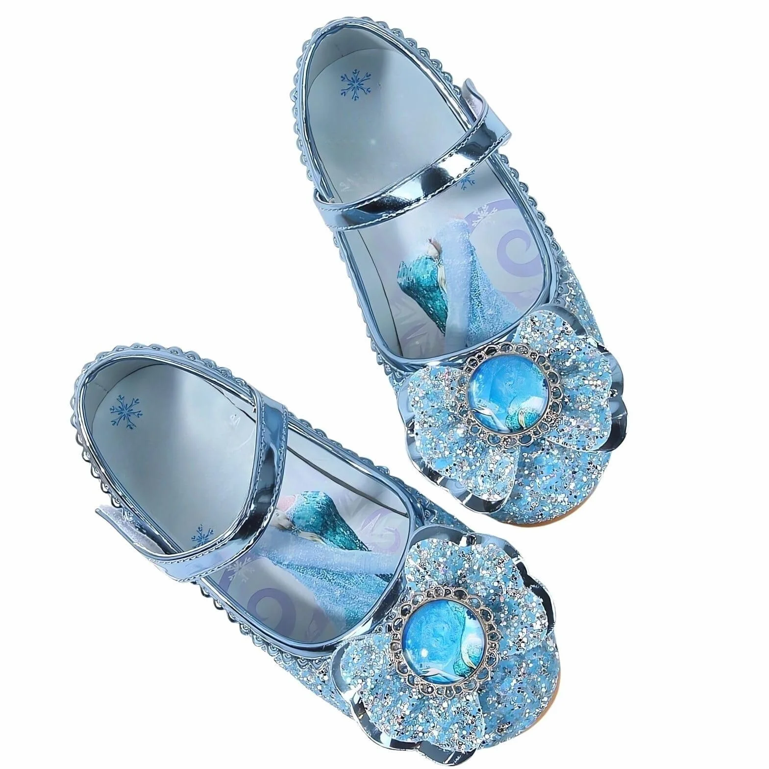Chaussures Princesse Elsa Filles Baskets Paillettes Enfants Costume Fête Cosplay Mariage