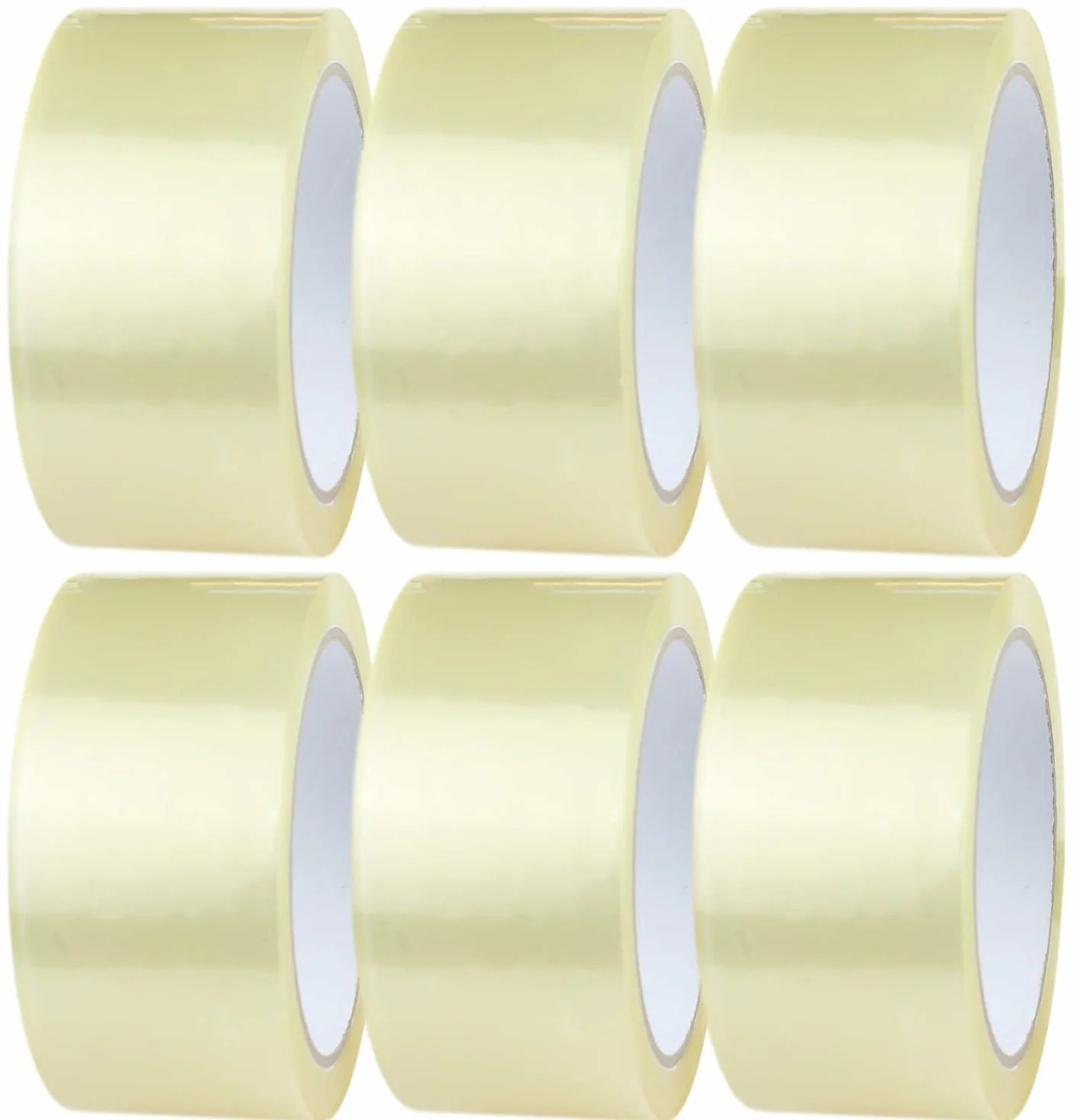 Ruban Adhésif Transparent 48mm x 66m 6 Rouleaux pour Colis Cartons Déménagement