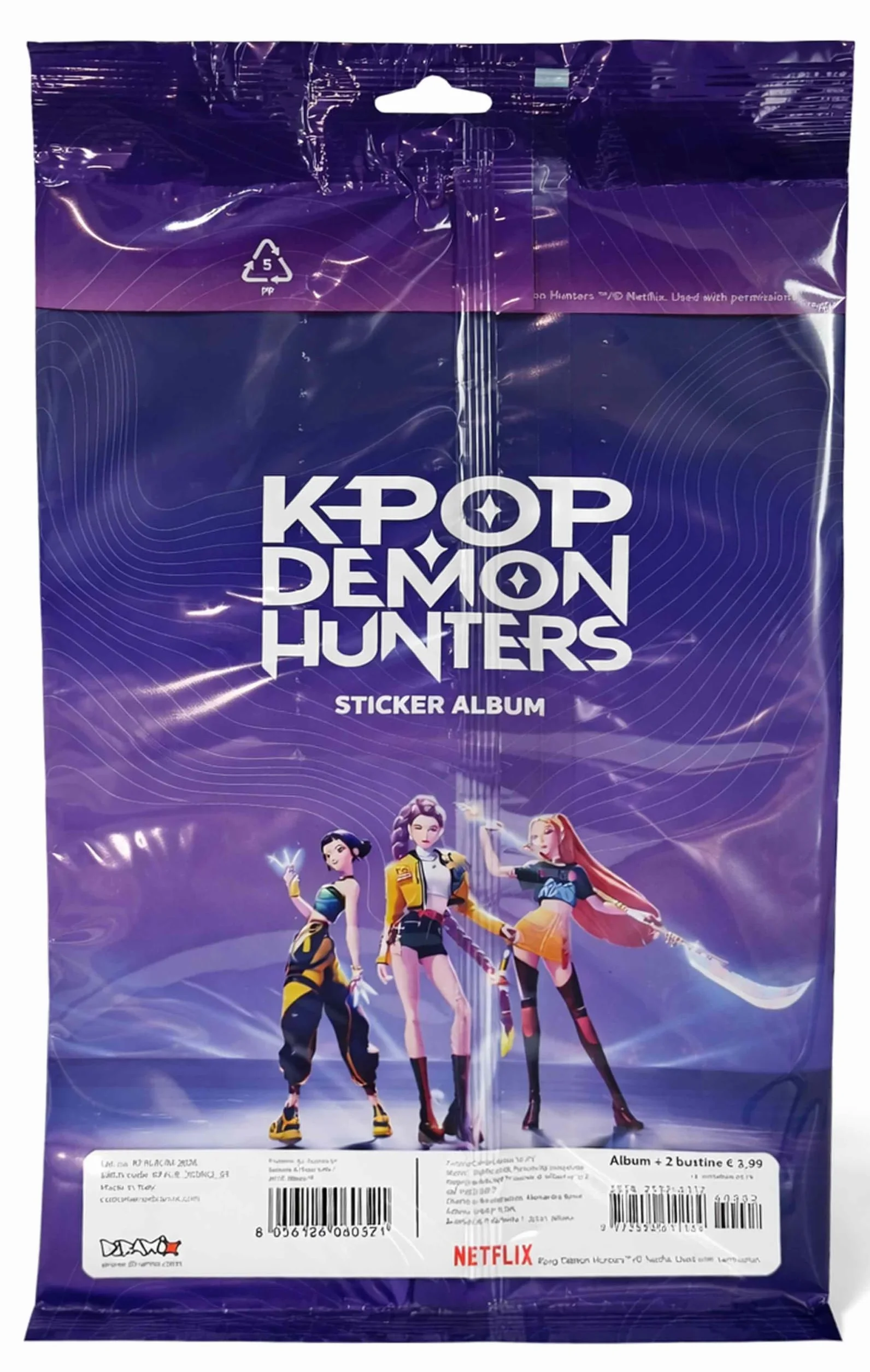 K-Pop Chasseurs de Démons Pack de Départ - Album de Stickers, Figurines, Affiche Officielle, Ensemble de Collection