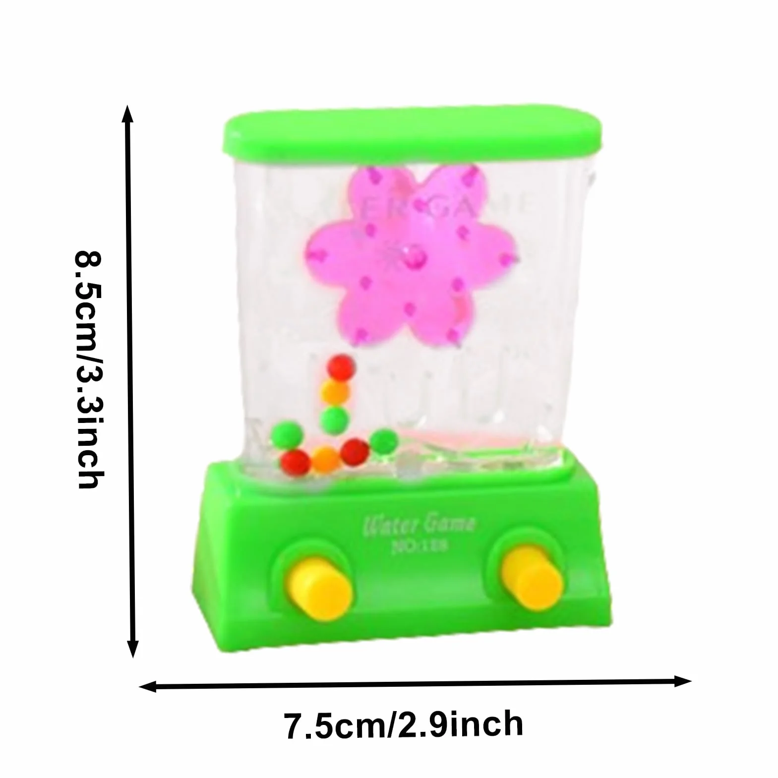Jeu d'arcade aquatique portable avec anneau jouets de plage éducatifs motricité fine