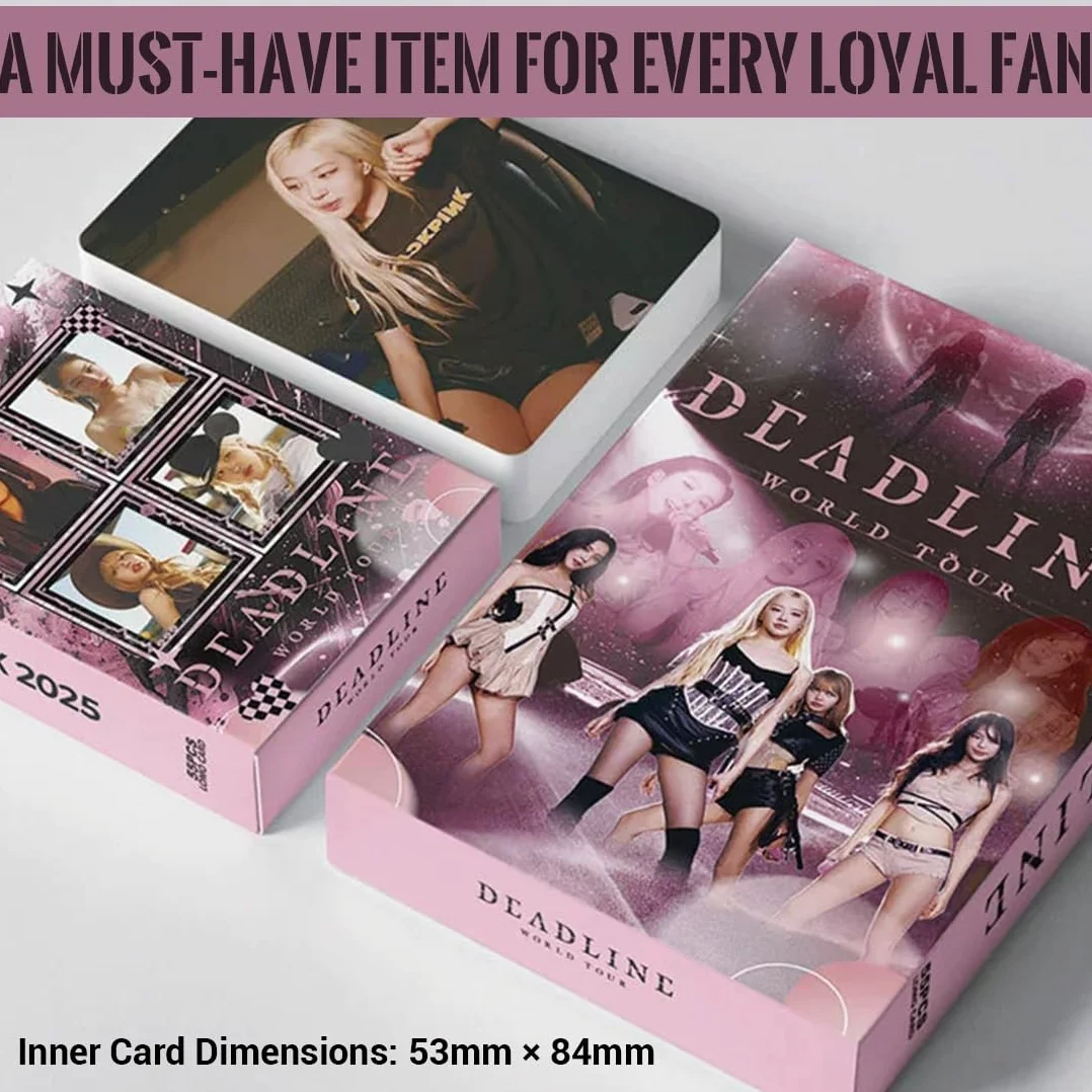 Kpop BP Cartes à Collectionner Born Pink World Tour 55 Lomo Cartes