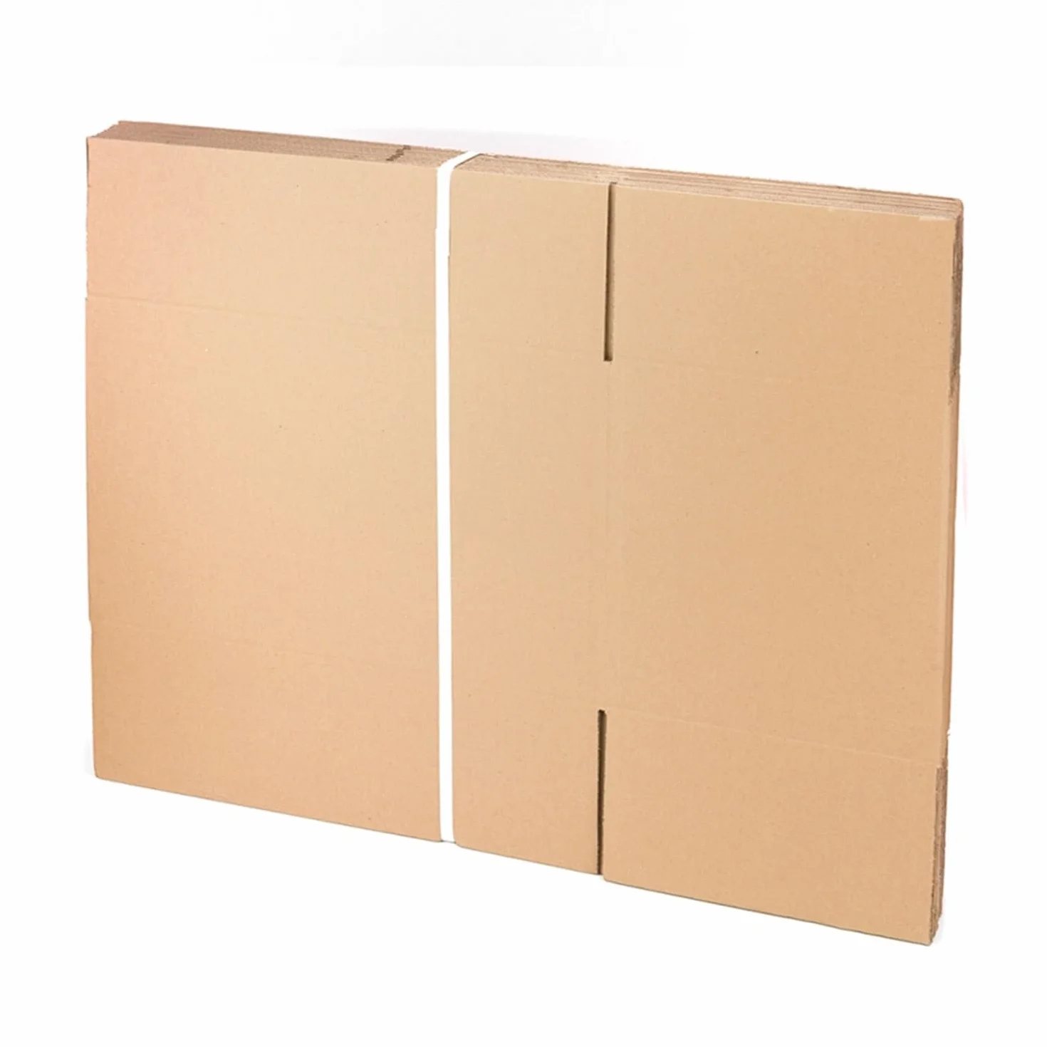 ONLY BOXES Lot de 10 boîtes en carton pour déménagement avec poignées 50 x 30 x 30 cm Canal double