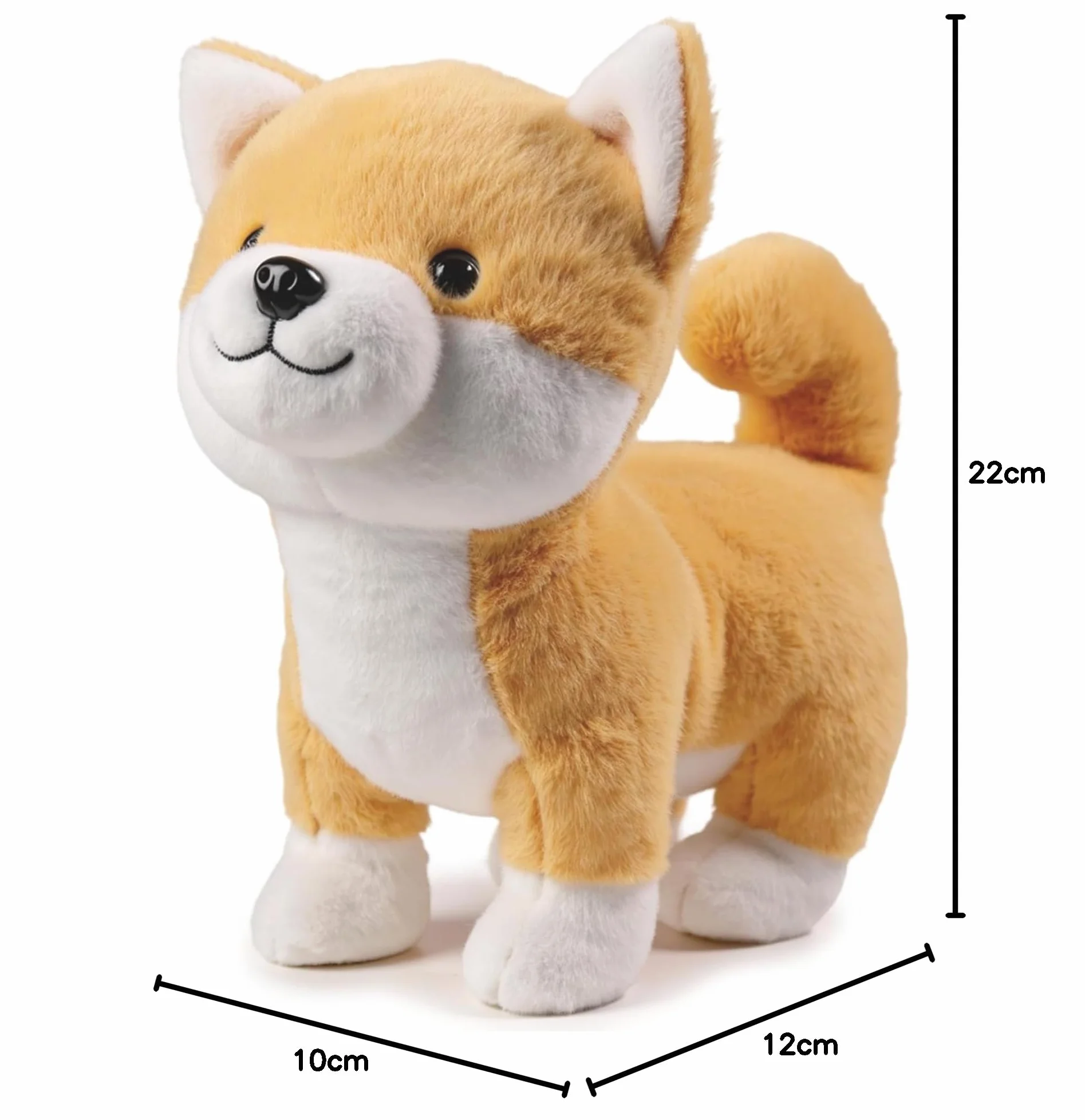 Chien en Peluche Interactif Qui Aboie et Chante, Jouet Électronique Réaliste pour Enfants