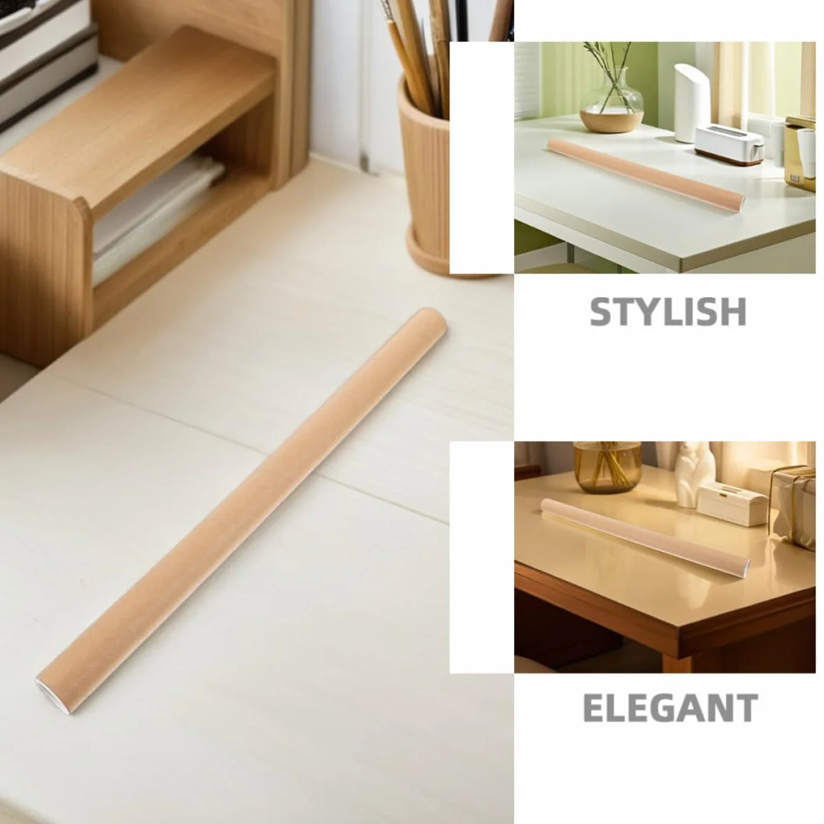 Zerodeko Lot de 2 Tubes en Carton Kraft pour Affiches et Posters, Tube Porte-affiches Rond
