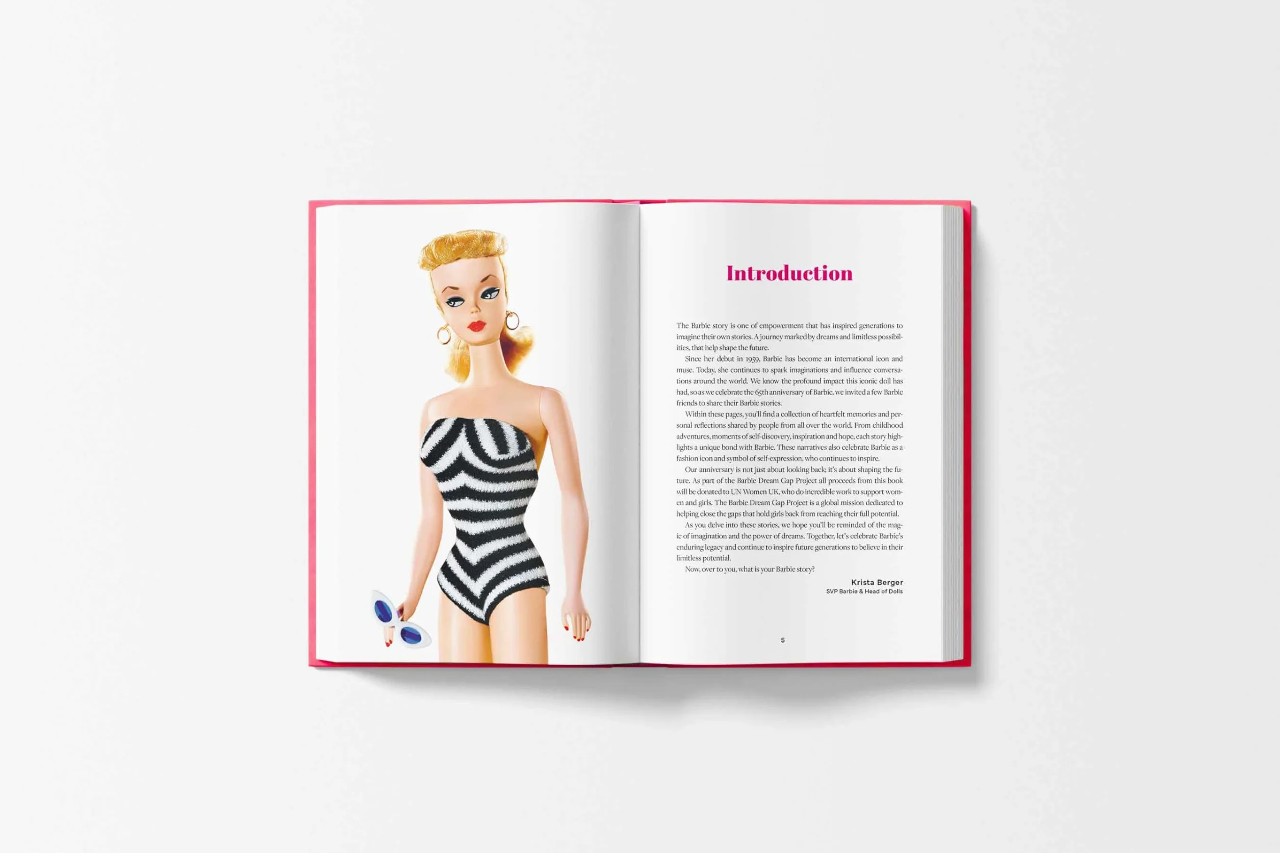Barbie Livre édition limitée Rose