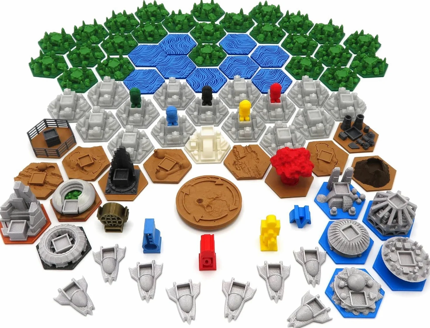 Pack d'Amélioration Complet pour Terraforming Mars et Ses Extensions Colonies, Venus Next et Conflicts - 87 Pièces (MARS014)