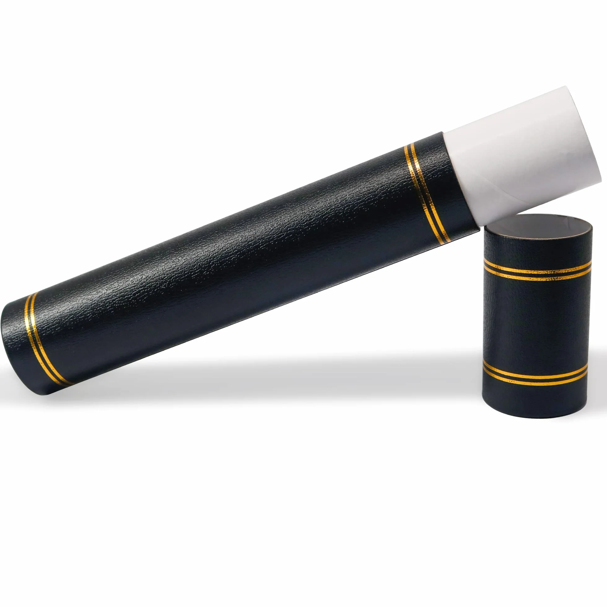 GraduationMall Porte-parchemin de Certificat Tube de Diplôme Format A4 Noir