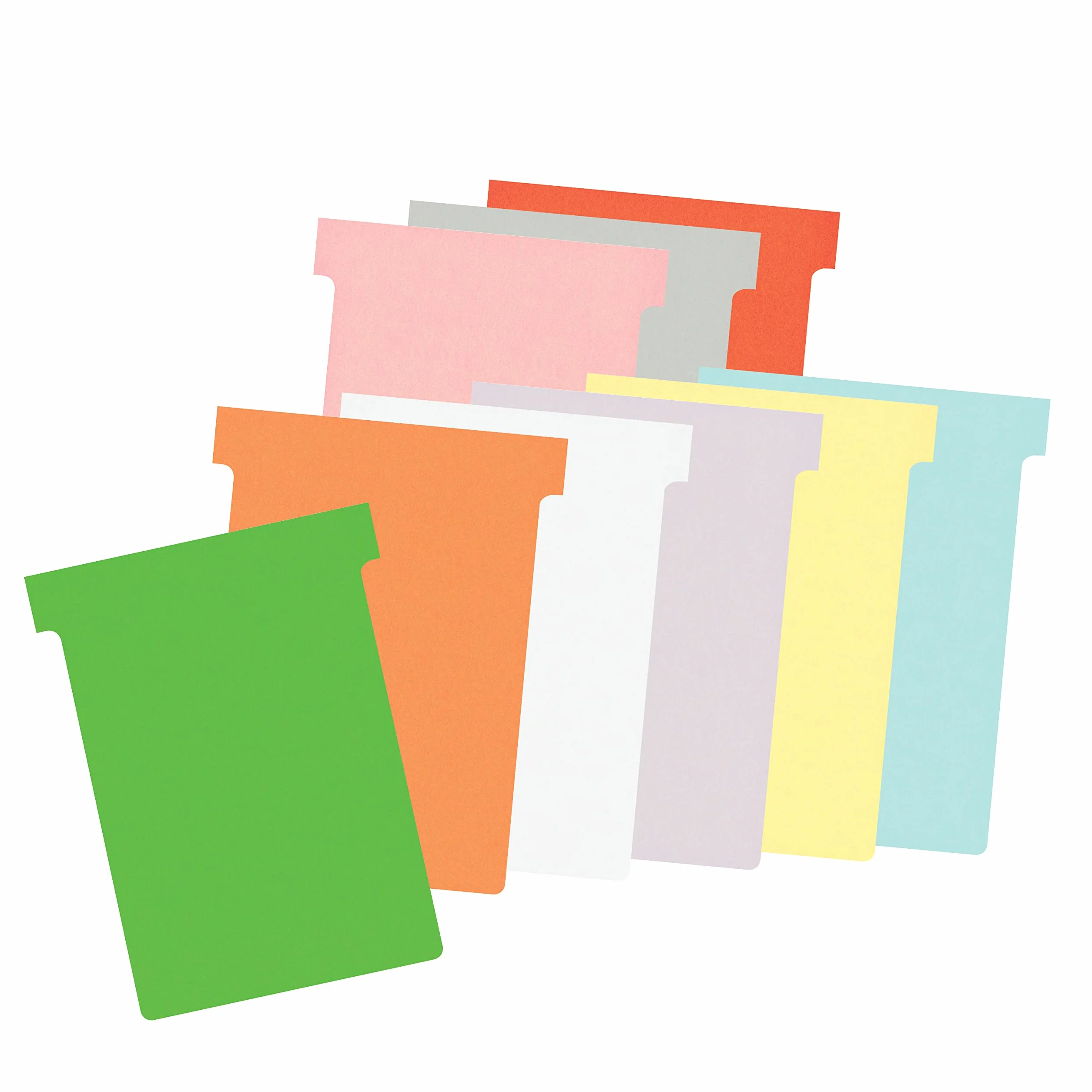 Nobo Lot de 100 fiches T pour planning Indice 3 Violet
