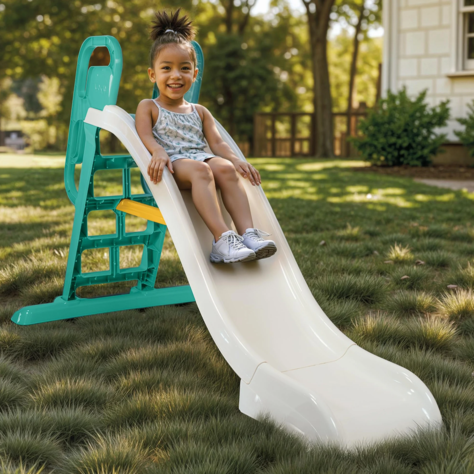 VOLL Grand toboggan aquatique 2 en 1
