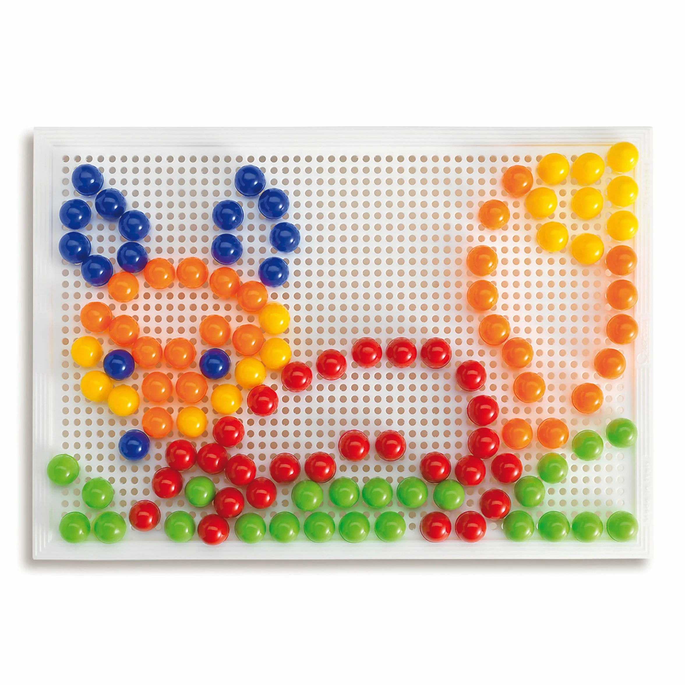 Quercetti FantaColor Portable Large Jeu de Mosaïque Enfant 4 Ans Motricité Fine
