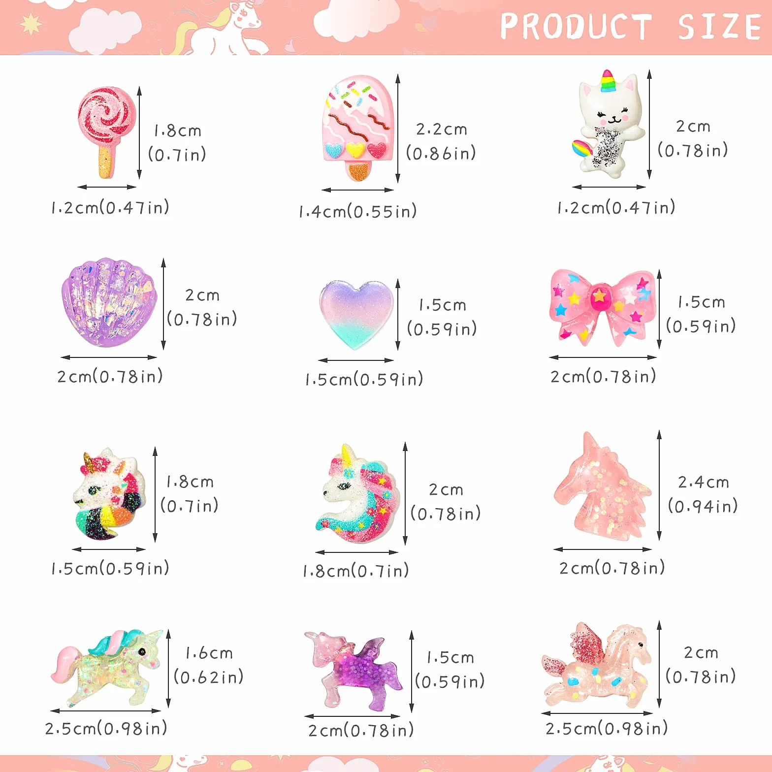 Boucles d'oreilles Clip Enfant Licorne Non Percées Fille Princesse Bijoux Cadeau Accessoire