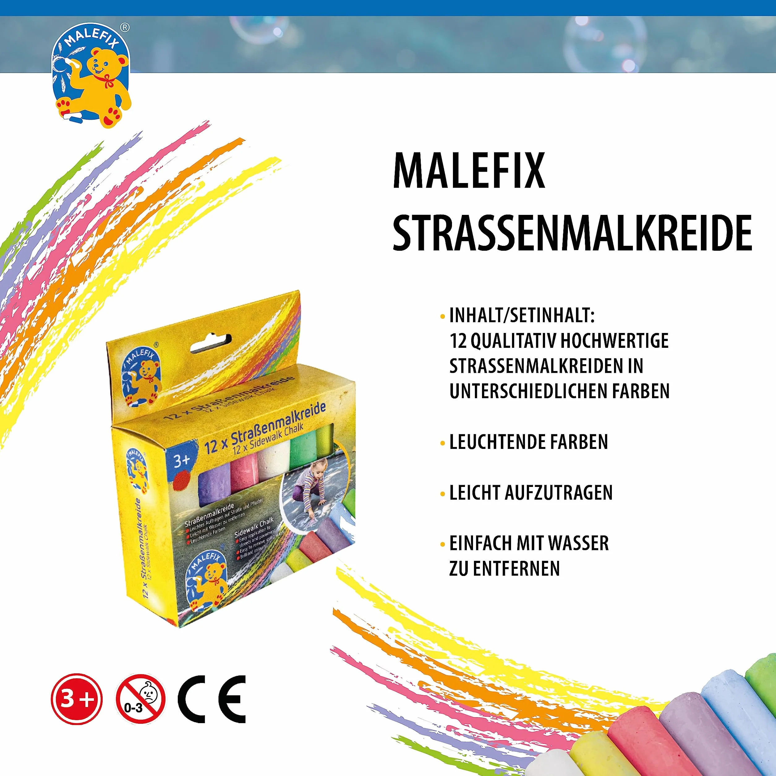 PUSTEFIX MALEFIX craies 12 pcs