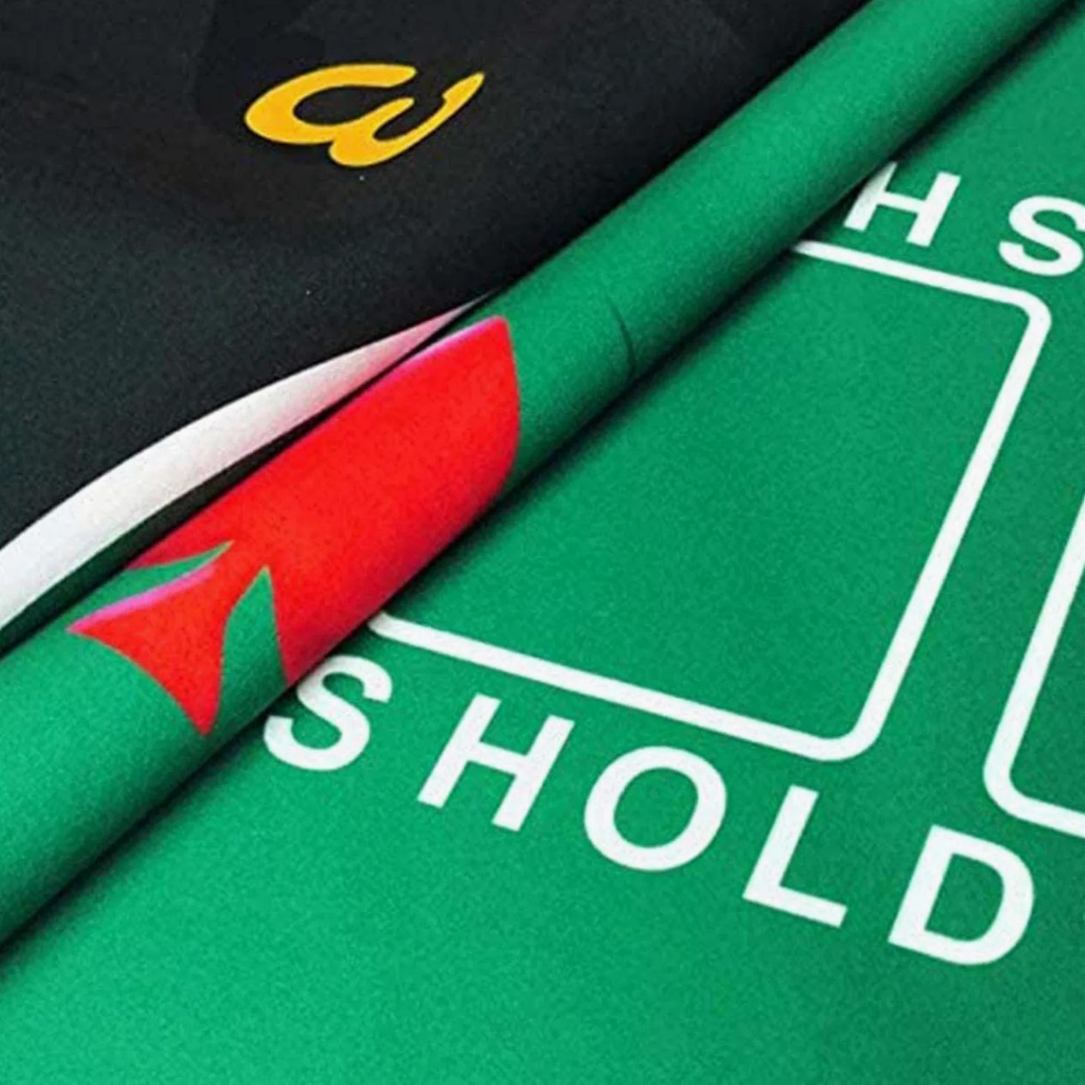Tapis de Jeu, for Texas Holdem Poker et Blackjack – Tapis de qualité Professionnelle(70 * 35in)
