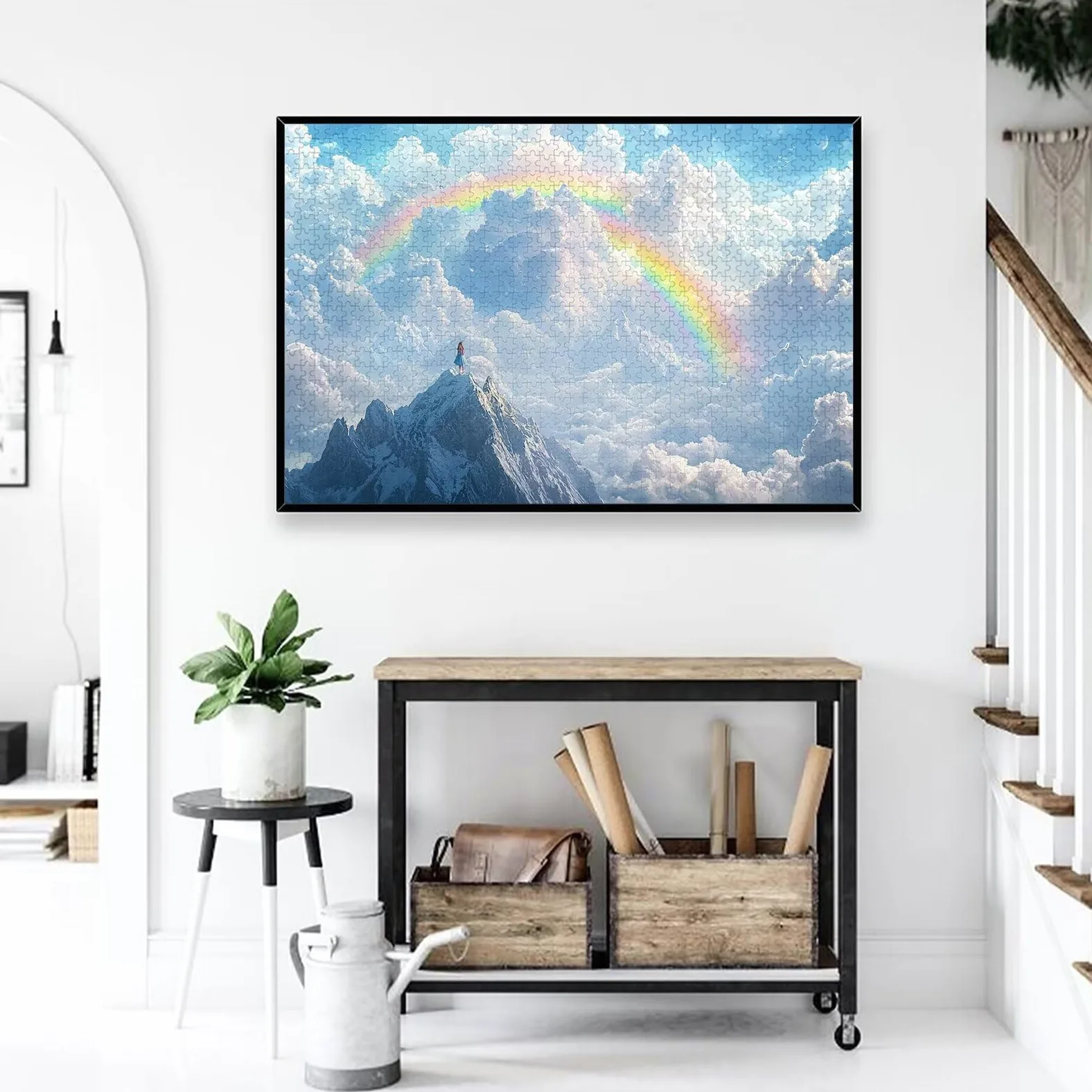 Puzzle Arc-en-Ciel 4000 Pièces Adultes, Puzzle 4000 Pièces pour Adultes et Enfants à Partir de 14 Ans, Nuage Puzzles Bois de Qualité Supérieure avec Une Boîte d'emballage Exquise, Cadeau Femme, -3247