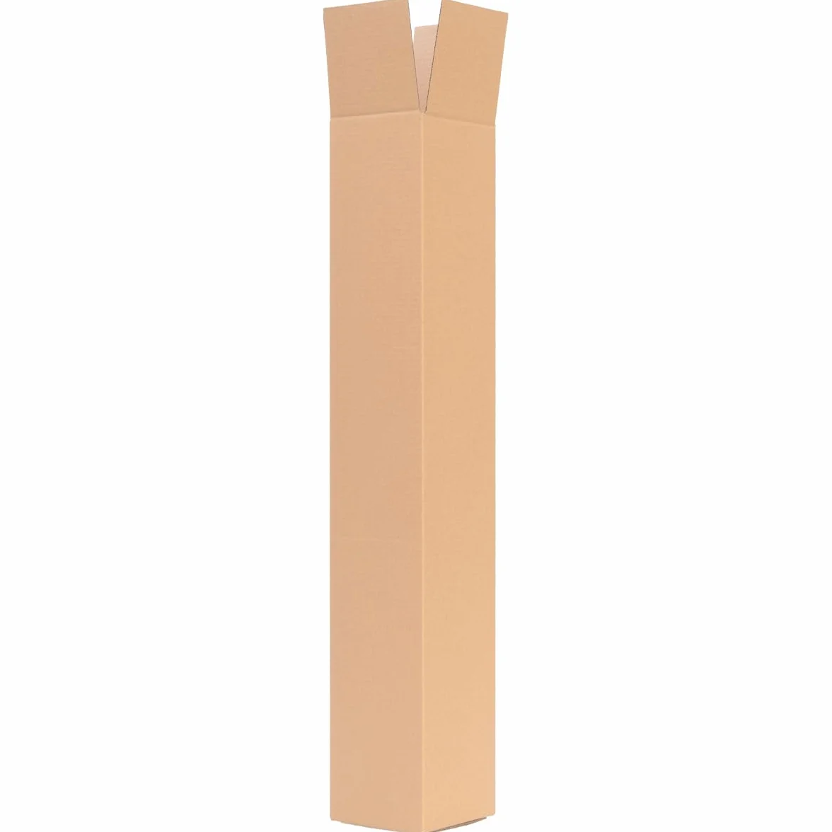 Tube d'expédition carton pliant 655 x 105 x 105 mm brun 10 pièces
