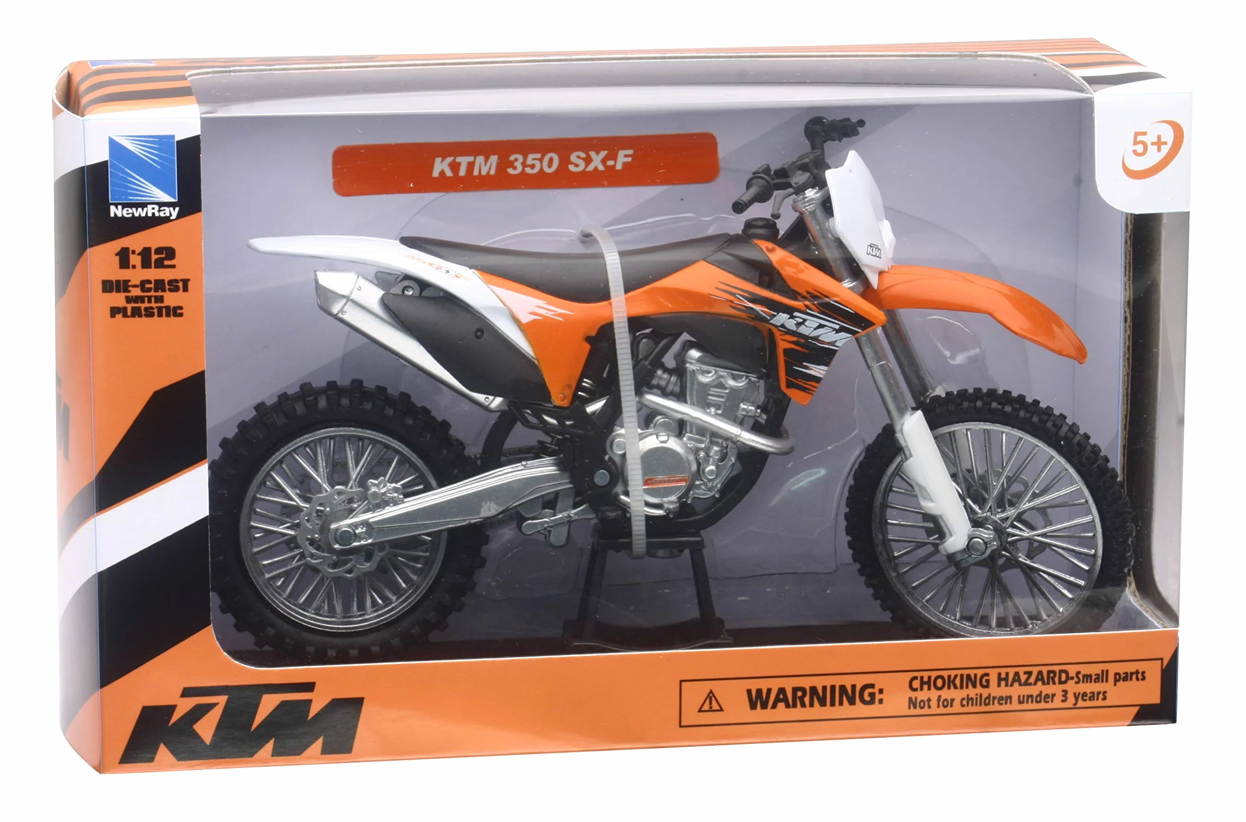 New Ray KTM 350 SX-F Moto Modèle Réduit Orange/Noir 3 Ans+