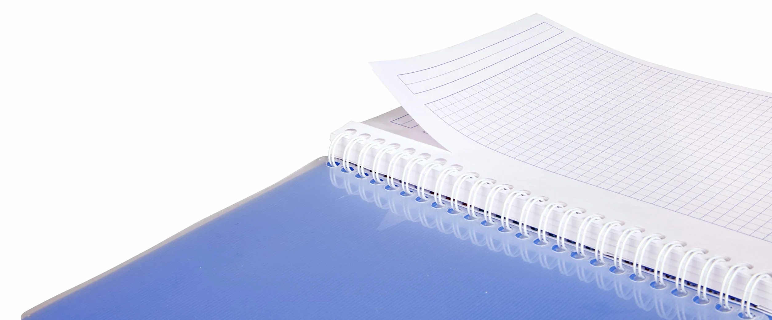 Clairefontaine Linicolor Fresh Proactiv'Book Cahier-Trieur à Spirale A5+ 16x21 cm 180 Pages Détachables Petits Carreaux Cadrées Papier Blanc 90 g Couverture Polypro