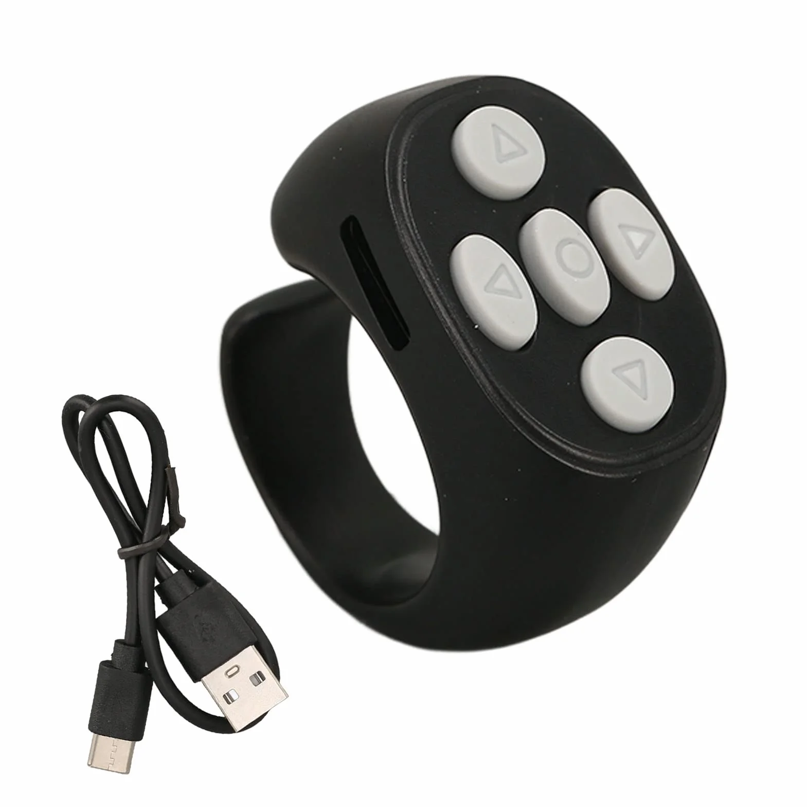 Tourneur de Page à Distance Bluetooth 5.3 sans Fil pour Livre électronique Kobo (Noir)