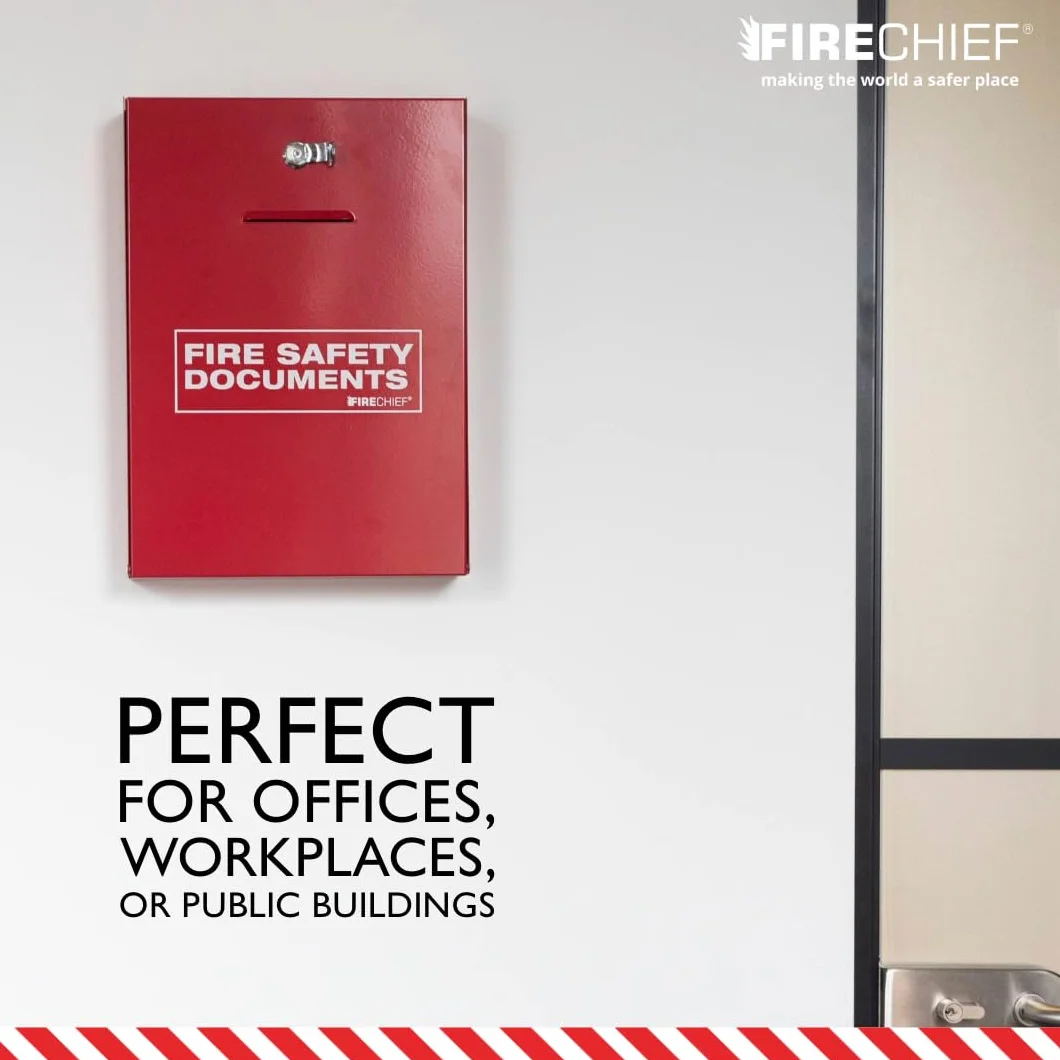 Firechief DHS2 Casier porte-documents verrou rouge