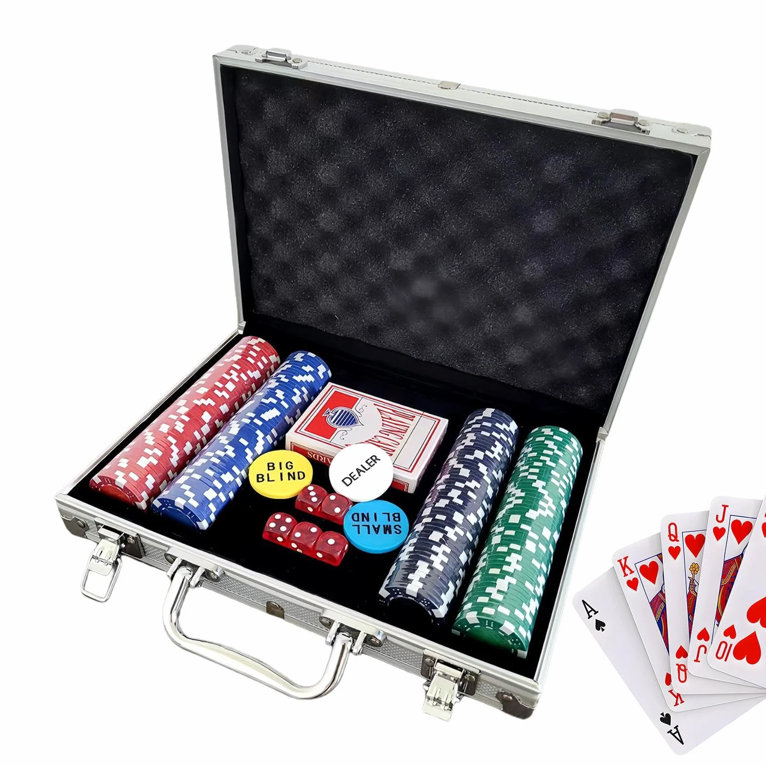 Coffret Jetons Poker Avec Mallette Sans Faciale Soirées Joueurs Passionnés | Jetons De De Société Pour Maison Voyages Soirées Familiales Femmes Hommes Adultes Enterrements De Vie De Garçon Salle