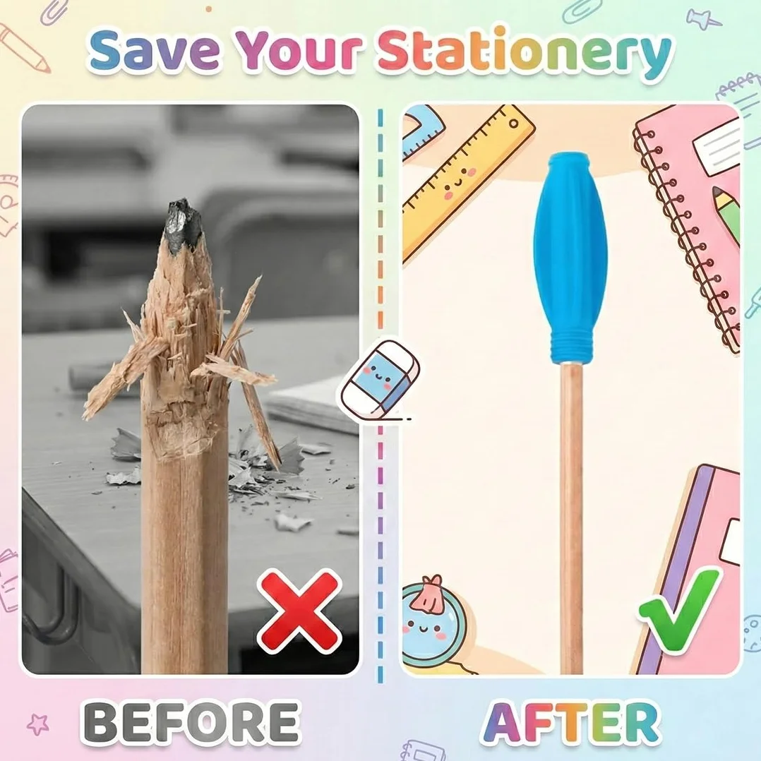 Embouts de Crayon à Mâcher - Colliers à Mâcher Enfant TDAH Machouilleur Bâton de Dentition