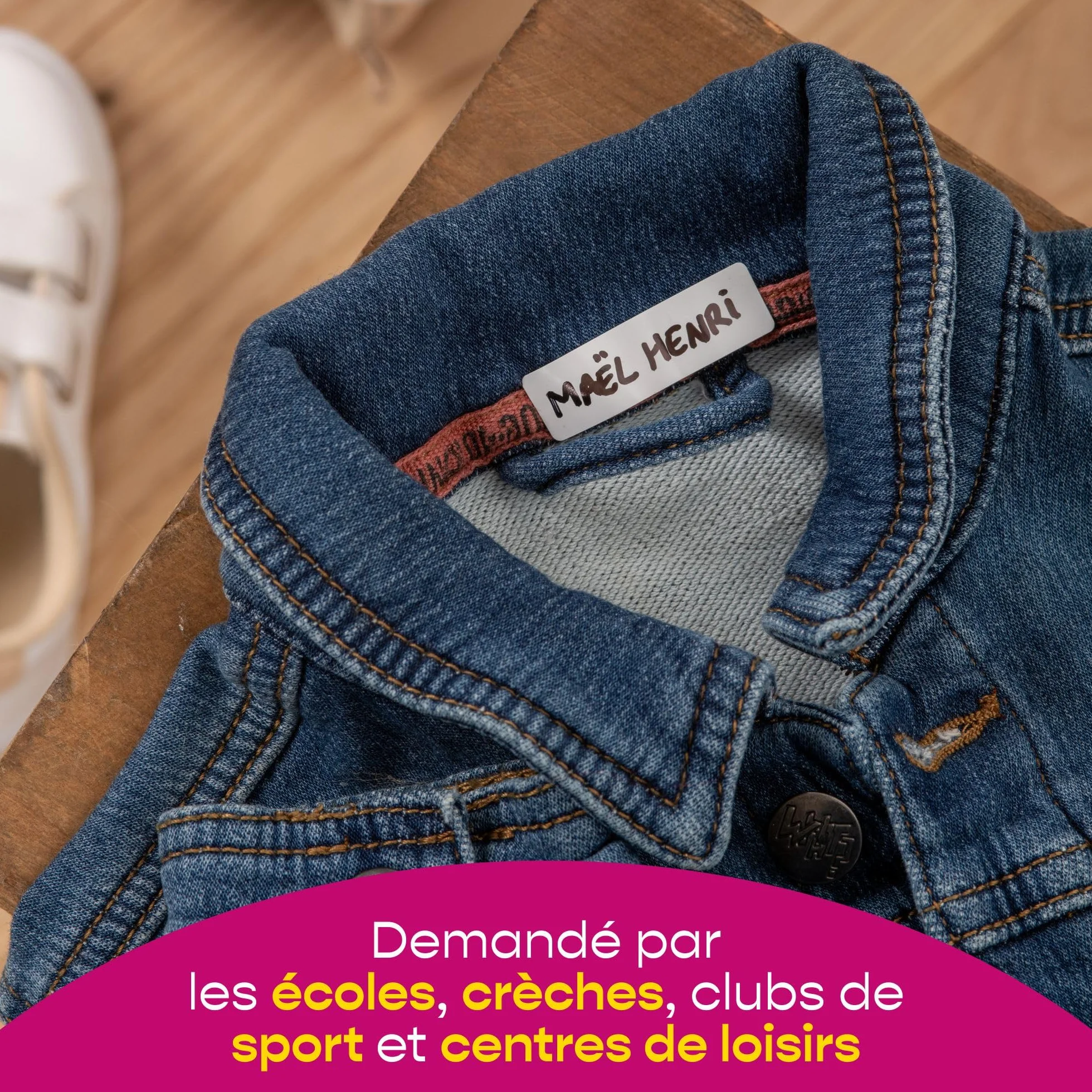 Avery Sachet 36 étiquettes autocollantes vêtements 45 x 13 mm