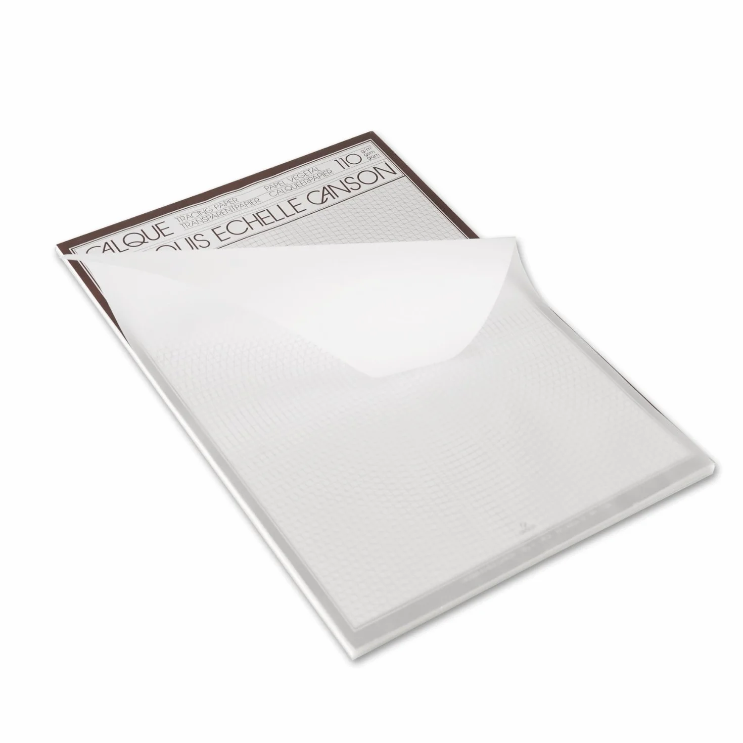 Canson Calque Satin Croquis Papier calque A3 29,7 x 42 cm Translucide