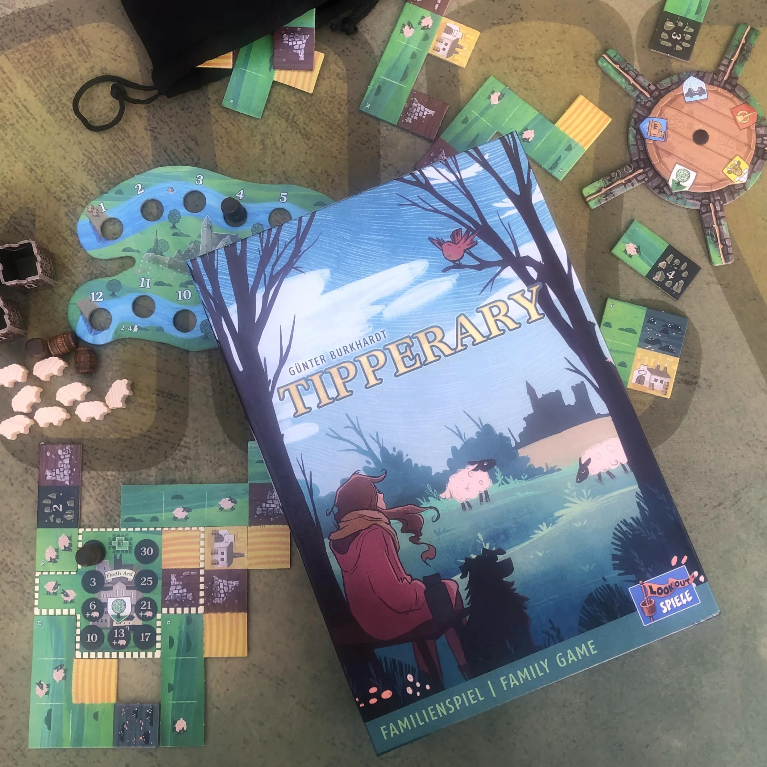Asmodee Tipperary Jeu de société à partir de 8 Ans, 2 à 5 Joueurs, 45 Minutes par Partie, Espagnol Lookout
