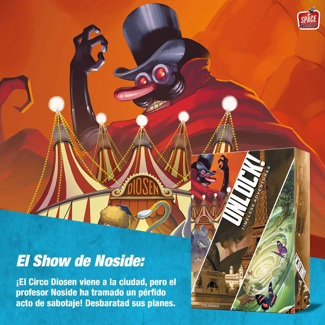 Unbox Now - Unlock ! Timeless Adventures - Jeu de société en espagnol