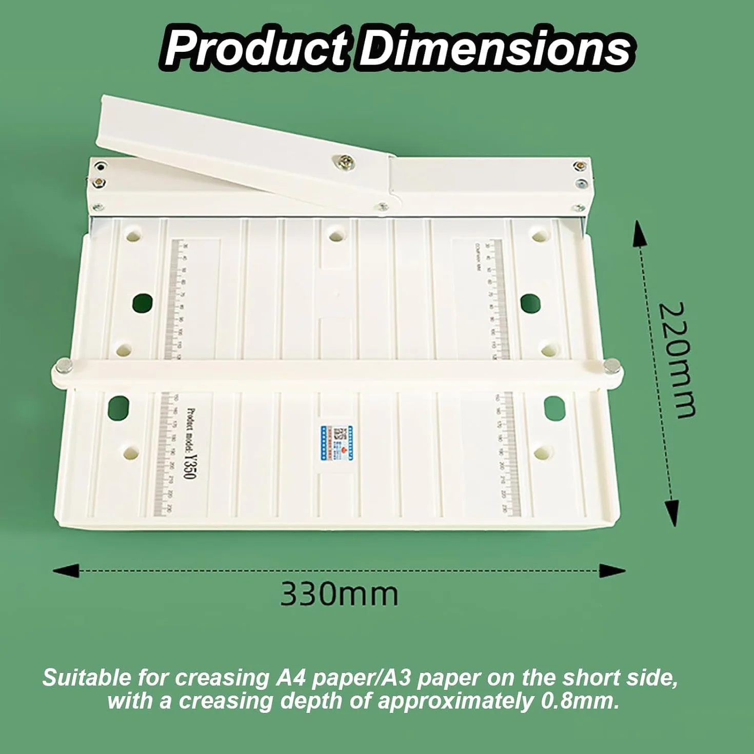 Plieuse Manuelle Creaser Scorer Papier A4/A3 Guide précis