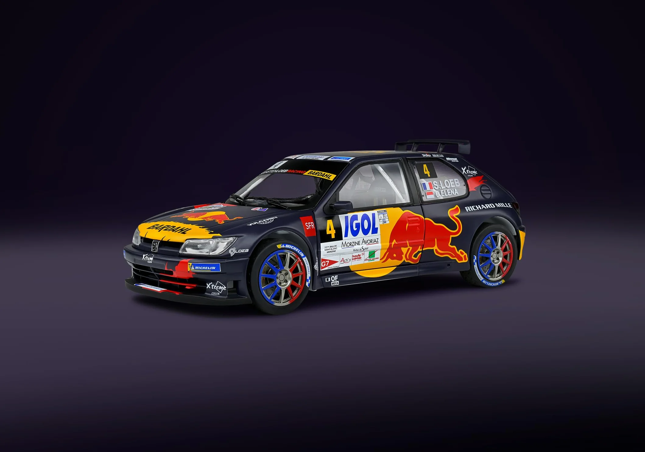 SOLIDO Peugeot 306 Maxi Rallye du Mont Blanc 2021 1/18