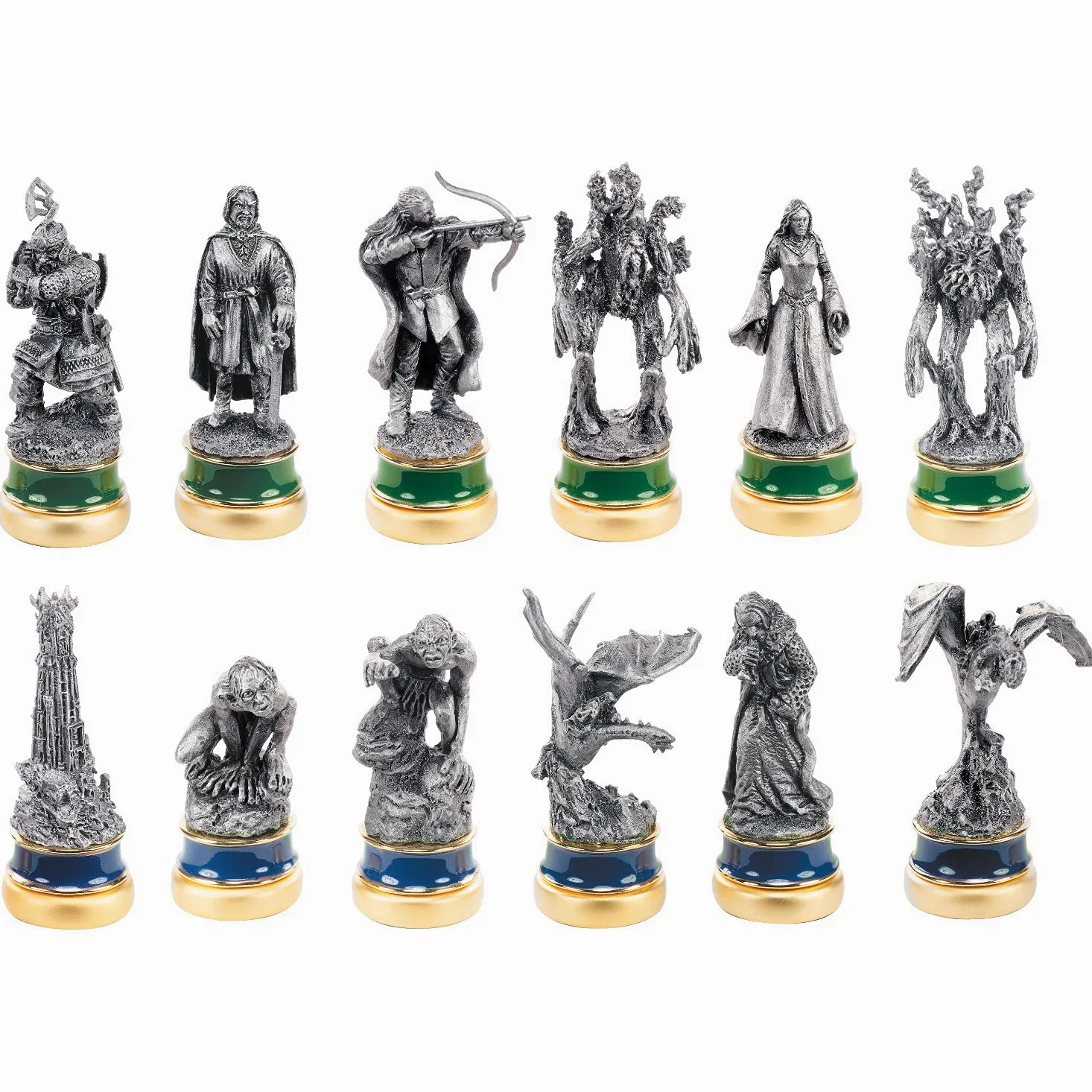 The Noble Collection Lord of The Rings - Jeu d'échecs pièces Les 2 Tours