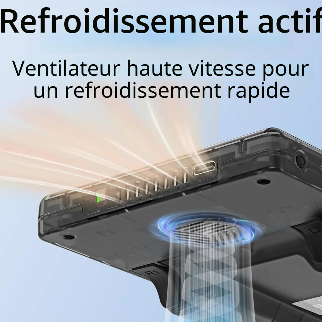 JOYARCH RG406V Console de jeu portable, carte TF 256G, plus de 9000 jeux, écran tactile IPS de 5,48 pouces, Android 13, Unisoc T820, émulateur rétro, batterie 5500 mAh, noir