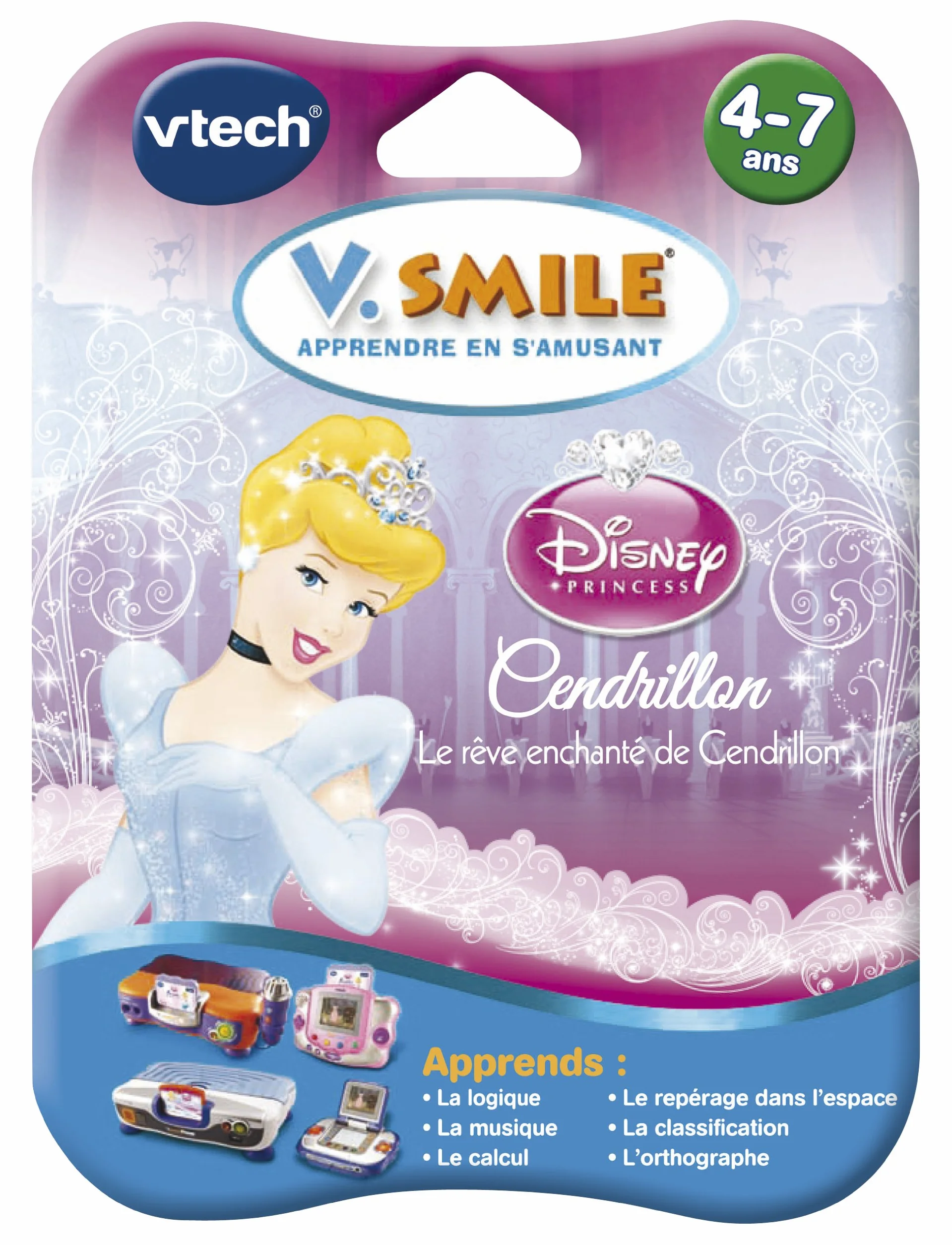 VTech V.Smile Cartouche de jeu Le rêve enchanté de Cendrillon