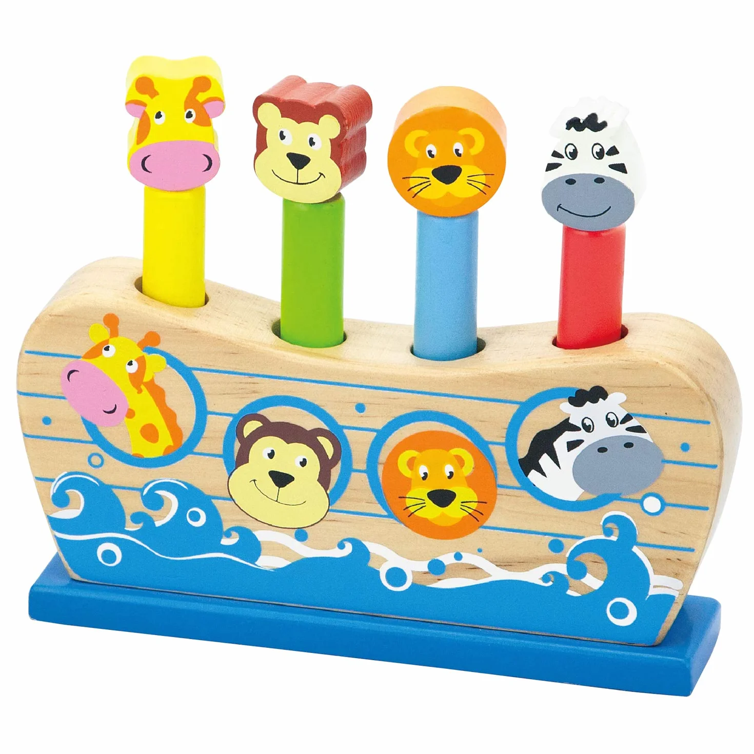VIGA Toys Banc À Marteler Pop Up L'arche De Noé
