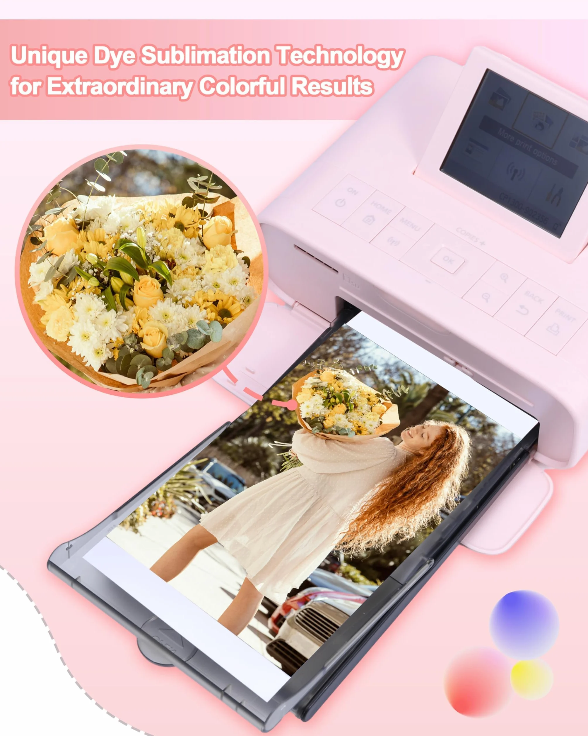 Canon Selphy CP1300 Papier Photo Cartouche Compatible KP-108IN 3115B001 108 Feuilles 100x148mm